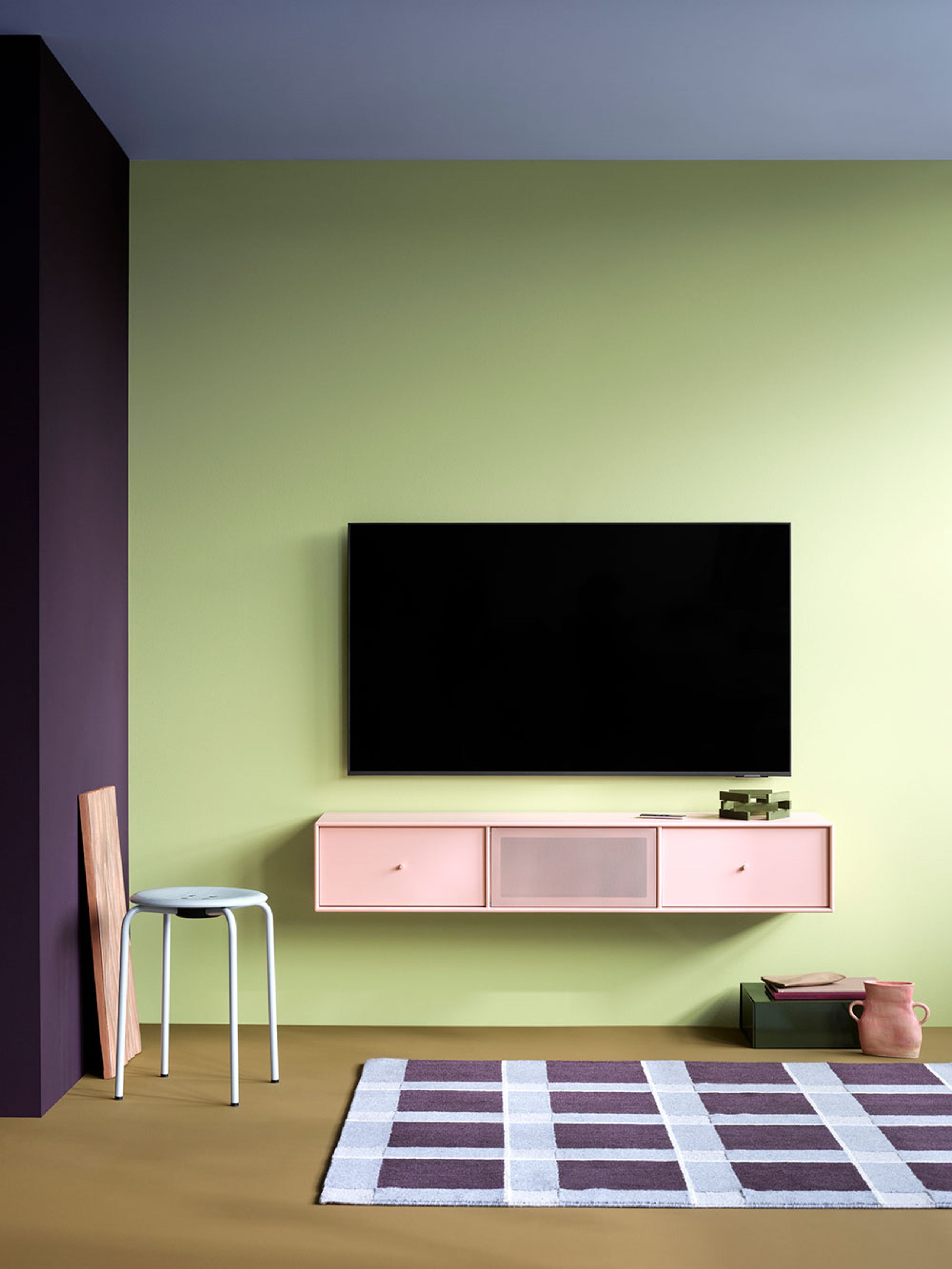 Montana - Libreria - OCTAVE V TV bench - Legs: 05 Black - 156 Oyster