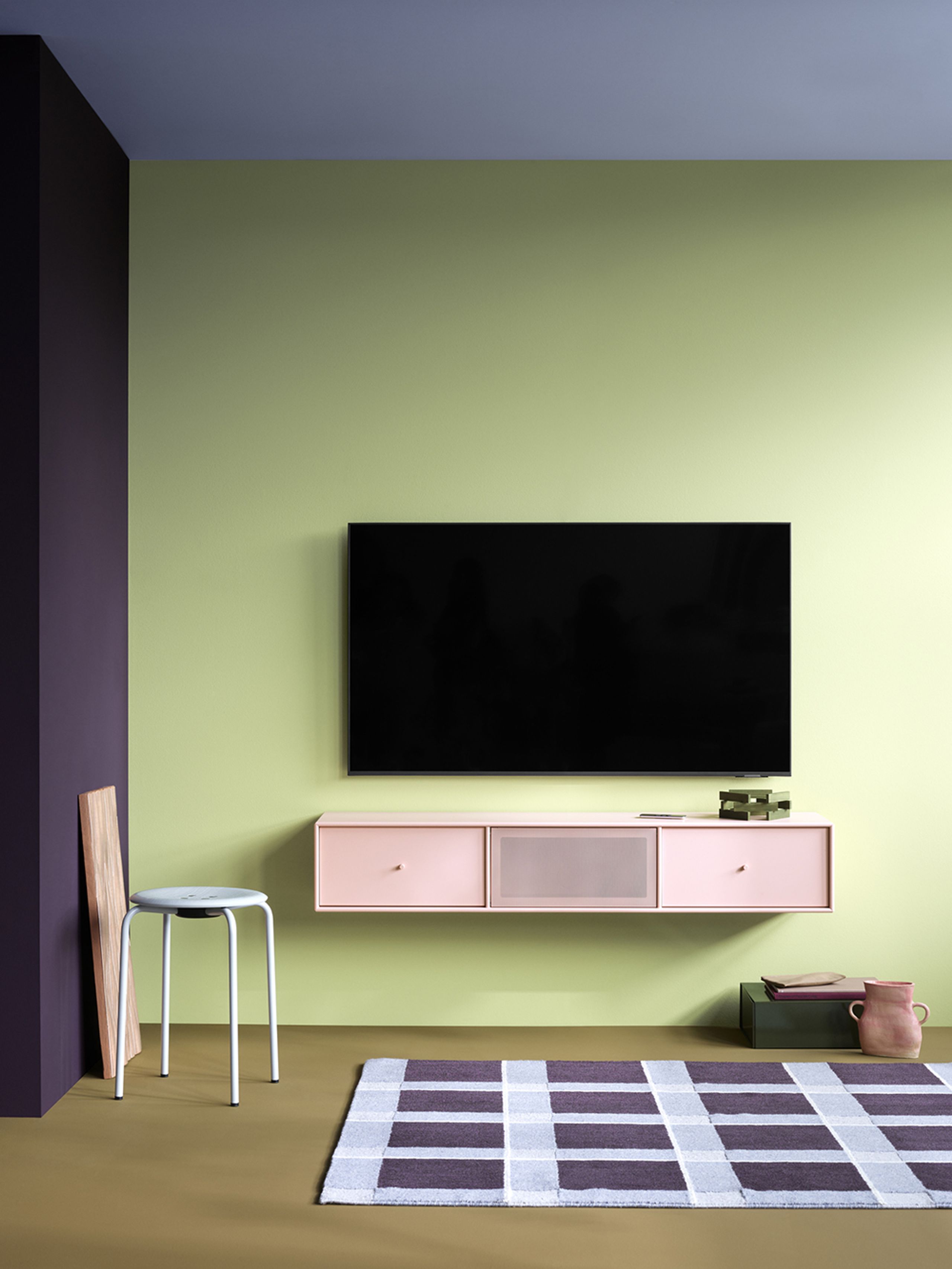 Montana - Shelf - OCTAVE V TV bench - Legs: 145 Rosehip - 168 Clay