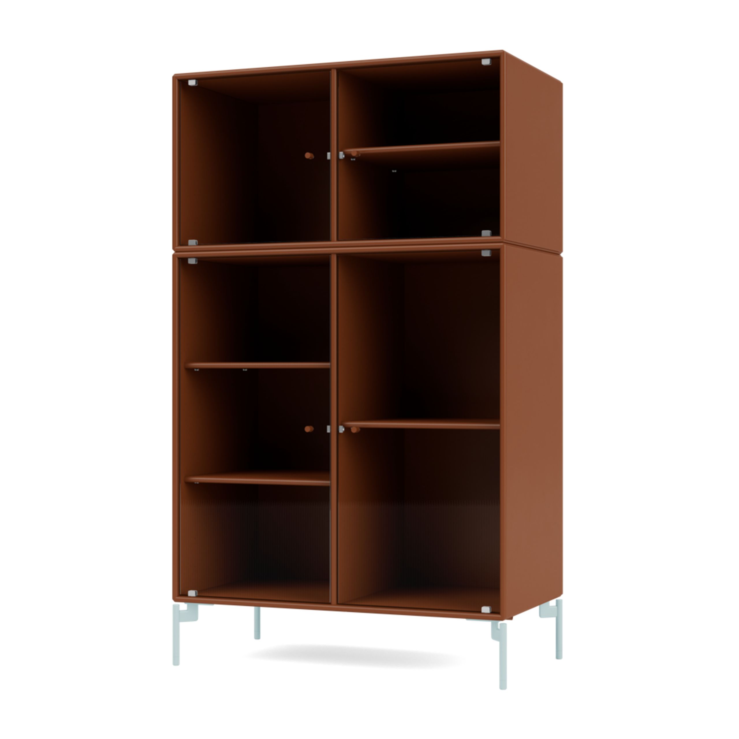 Montana - Display cabinet - Ripple Cabinet III - With Flint Legs - Hazelnut