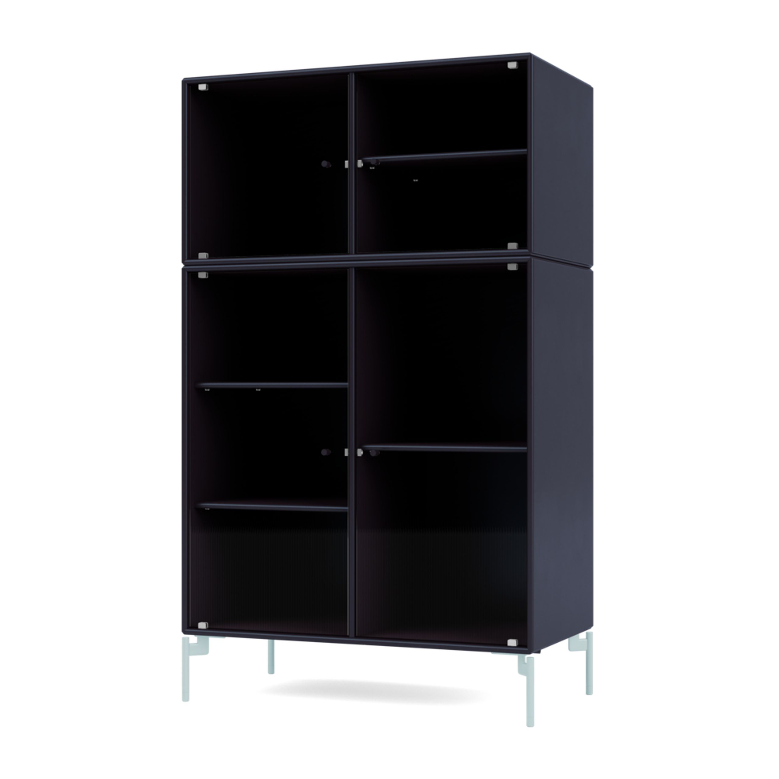 Montana - Display cabinet - Ripple Cabinet III - With Flint Legs - Shadow