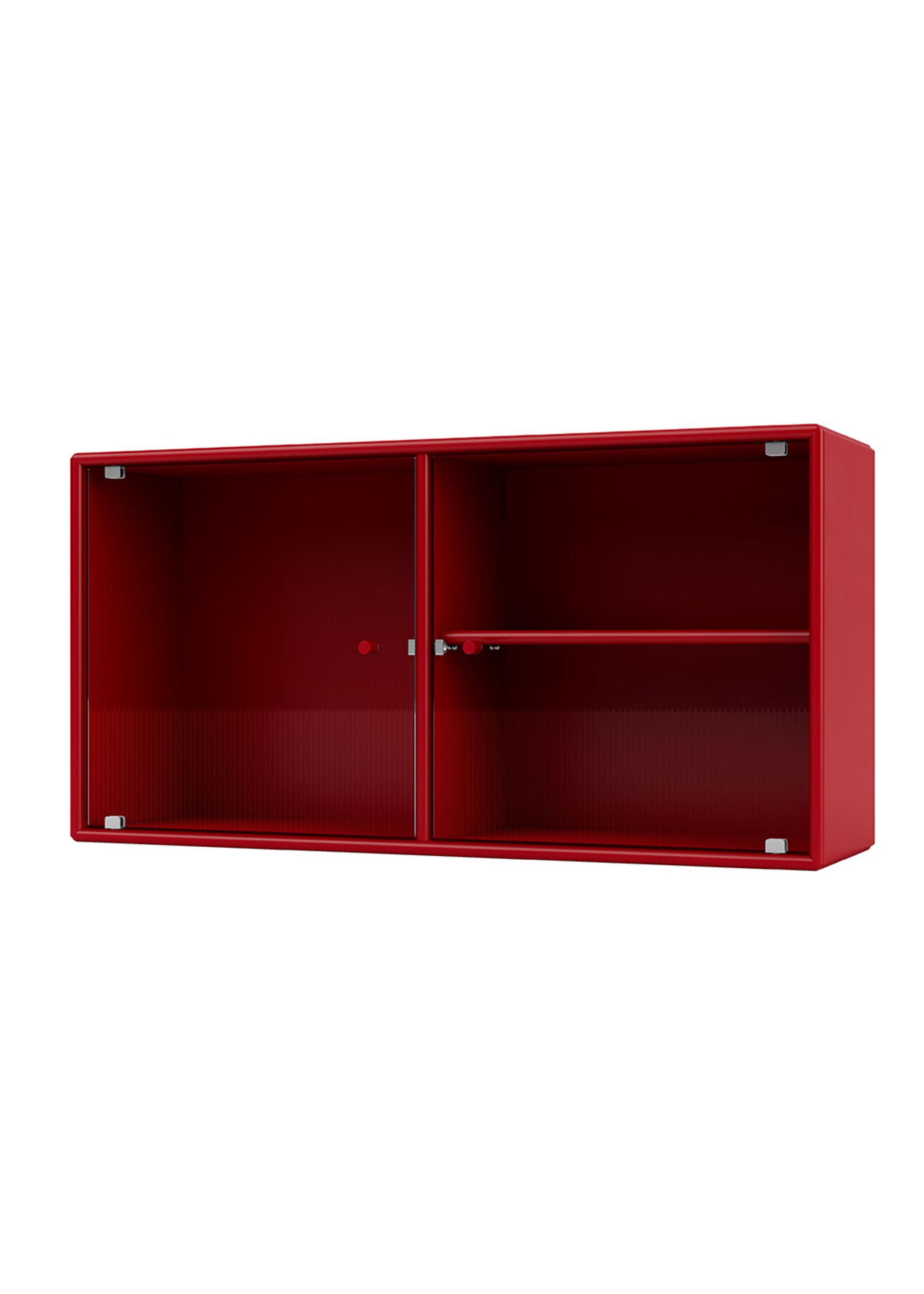 Montana - Vetrina - Ripple Cabinet I - Suspension Rails - Beetroot