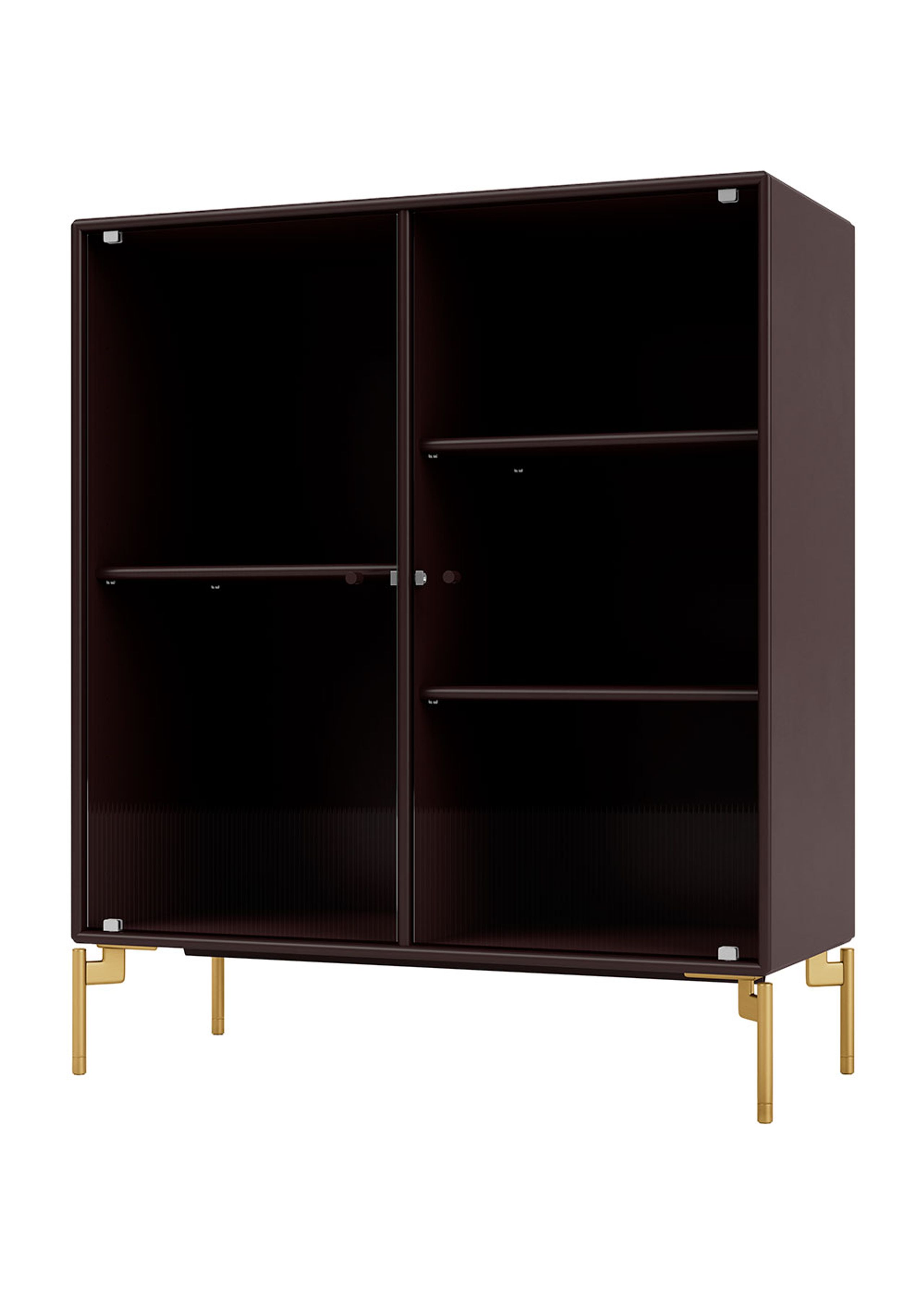 Montana - Vetrina - Ripple II - With Brass Legs - Balsamic