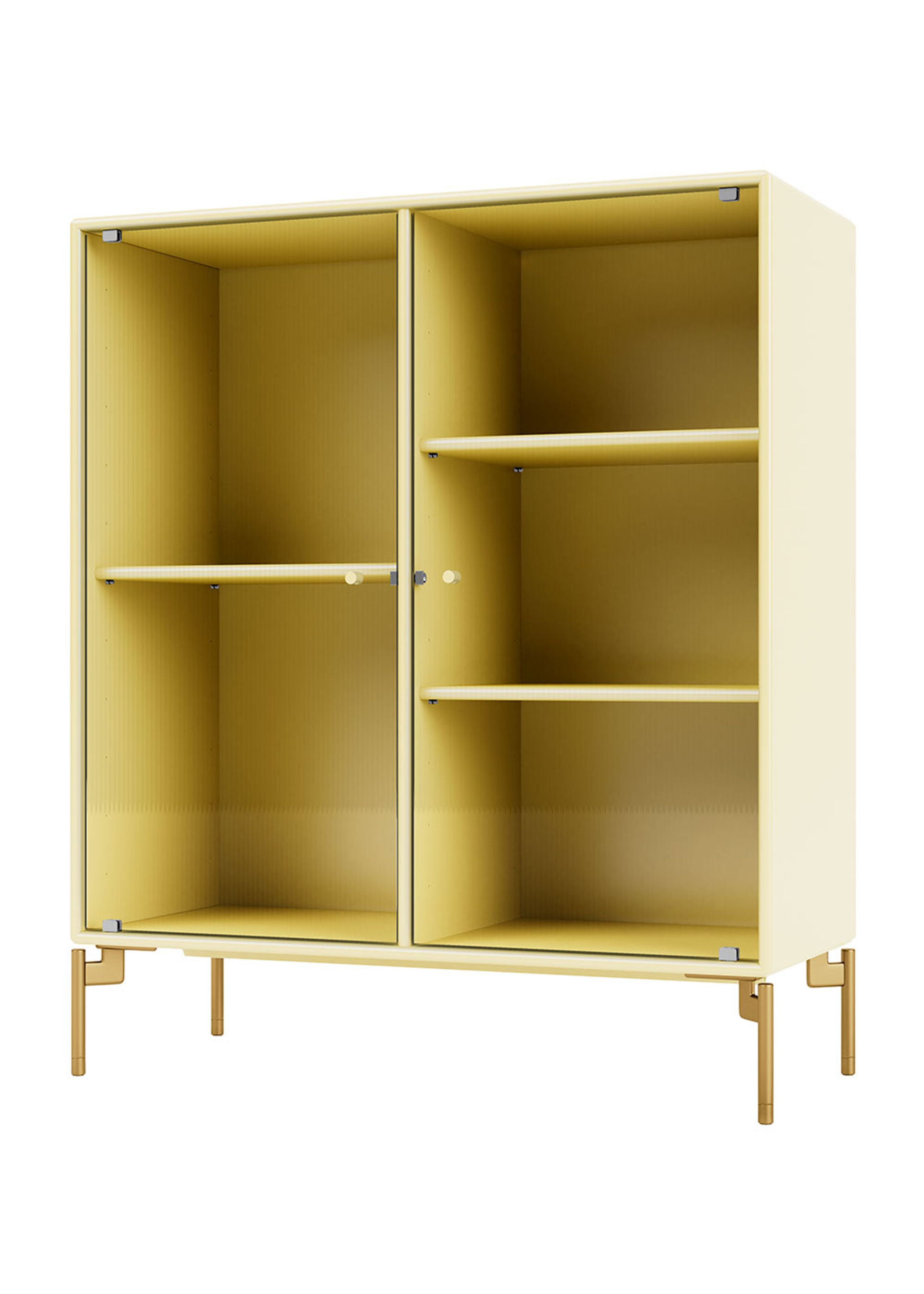 Montana - Vitrineskab - Ripple II - Med Messing Ben - Camomile