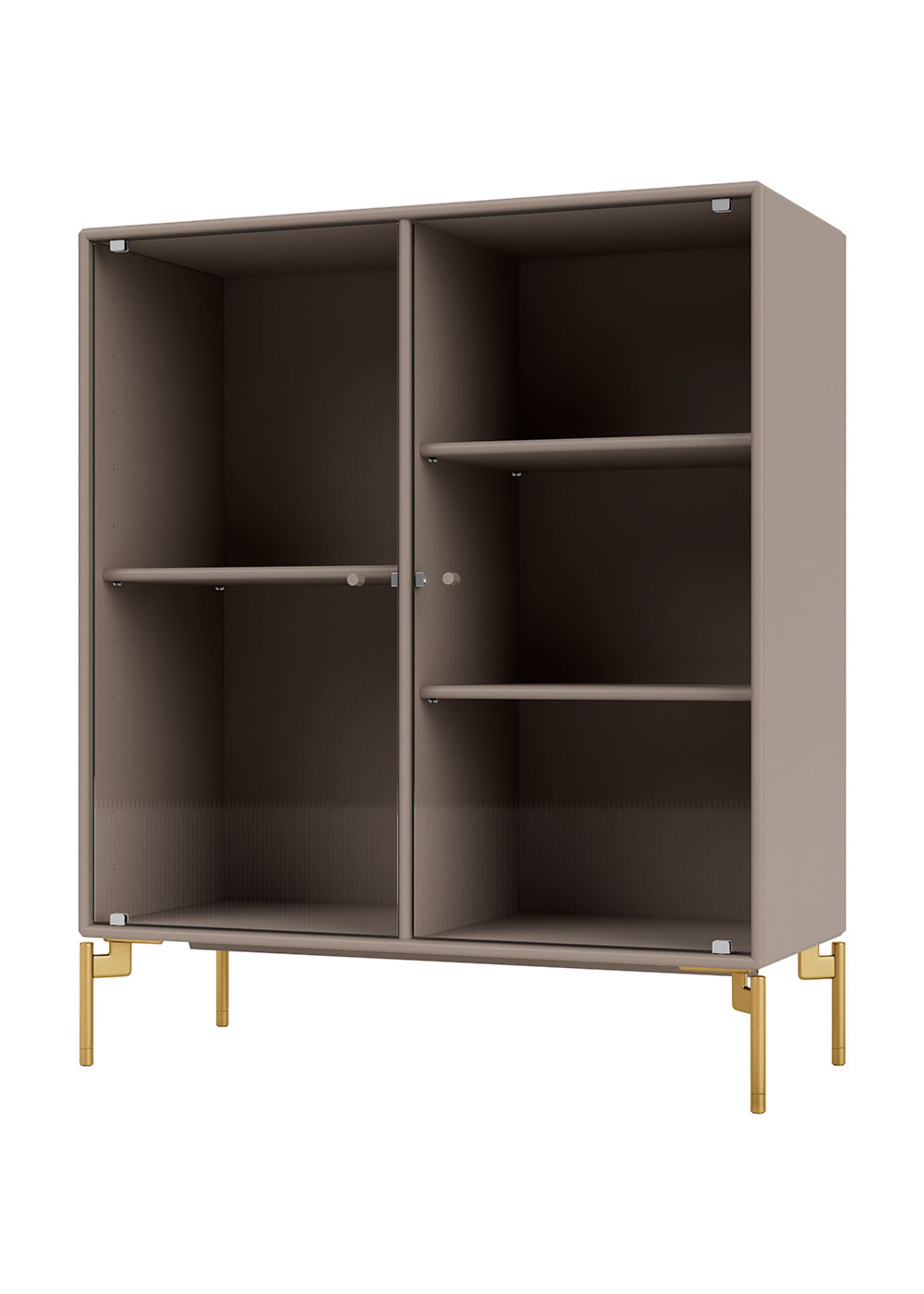 Montana - Vetrina - Ripple II - With Brass Legs - Truffle