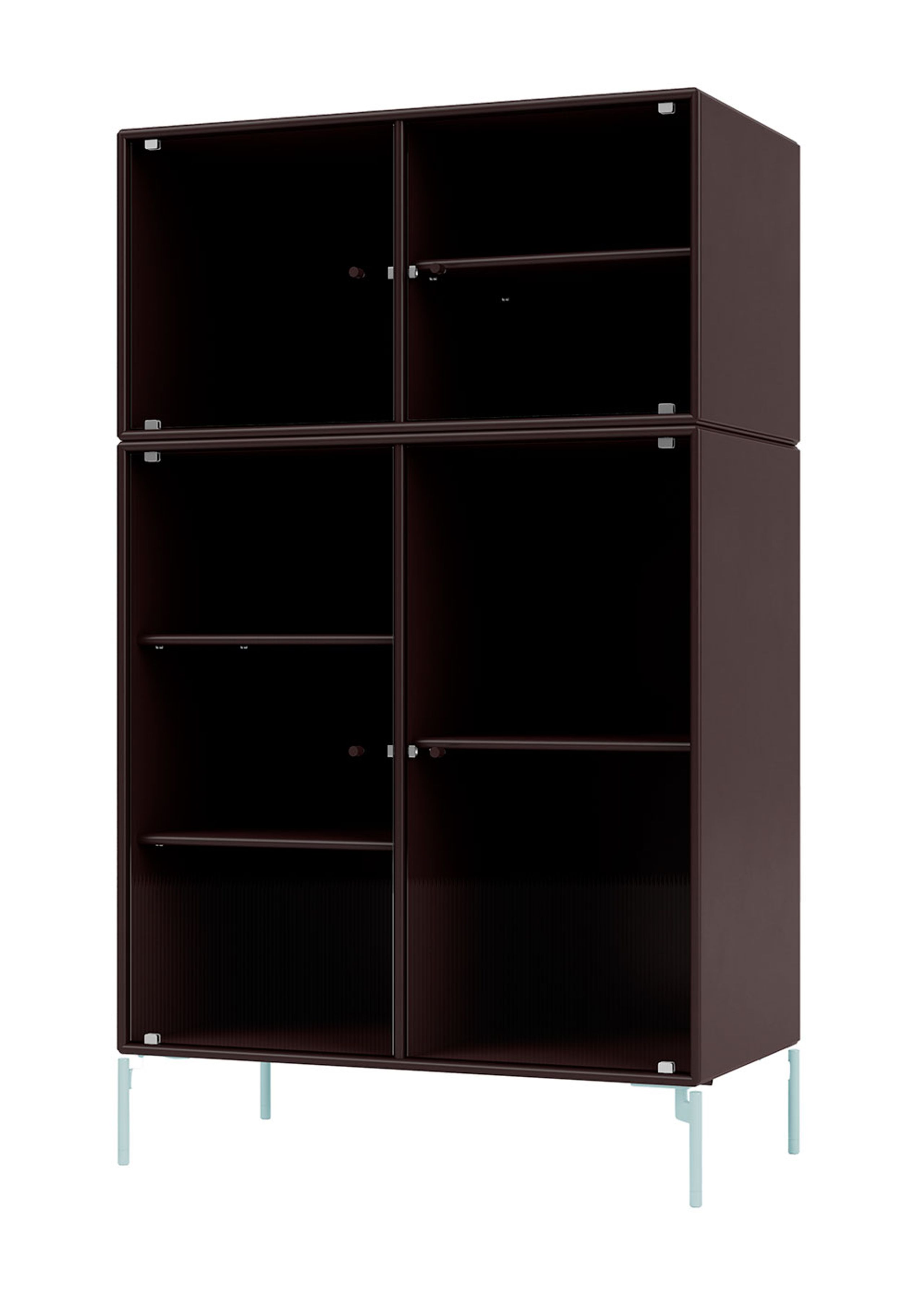 Montana - Vetrina - Ripple III - With Flint Legs - Balsamic