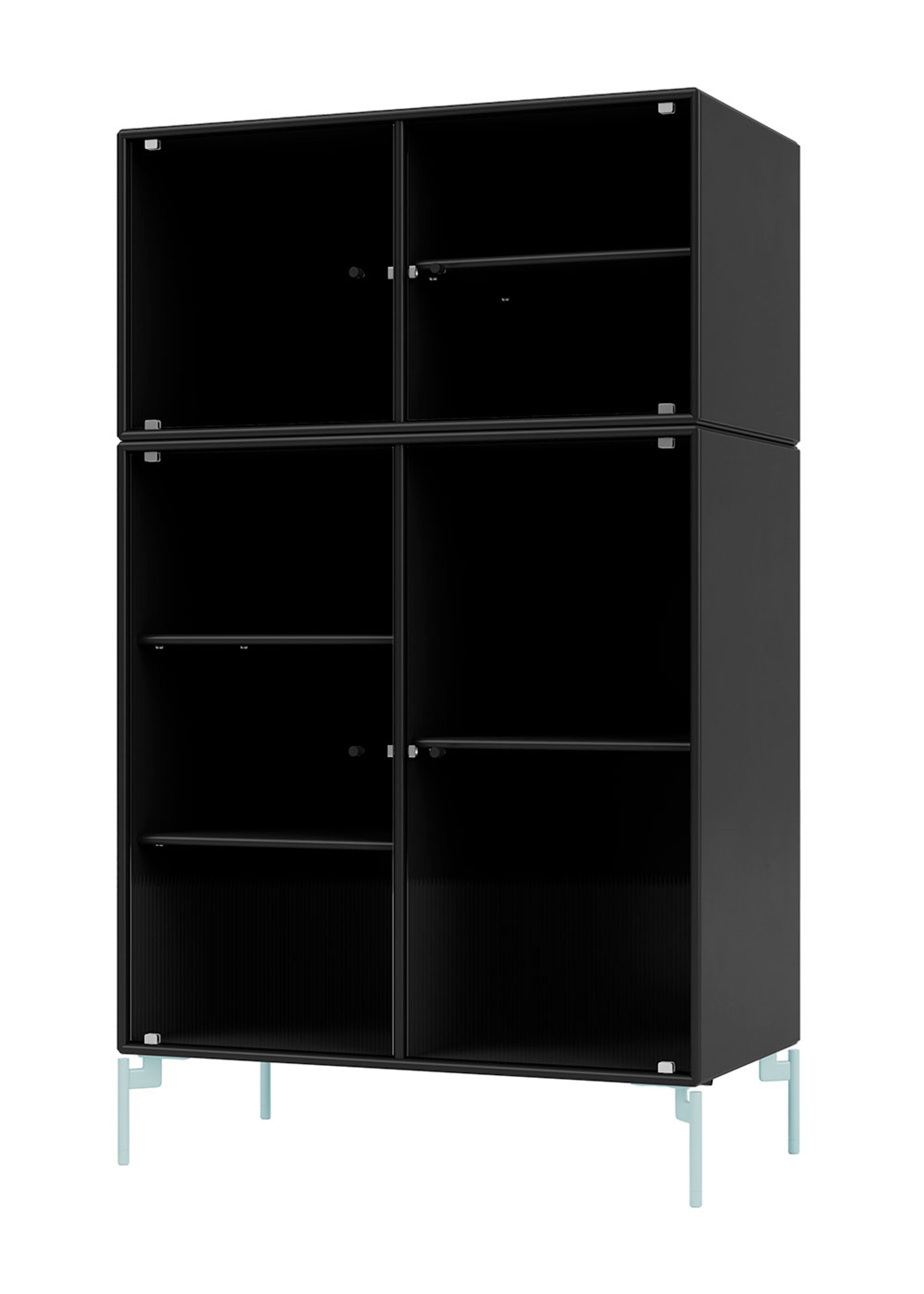 Montana - Vetrina - Ripple III - With Flint Legs - Black