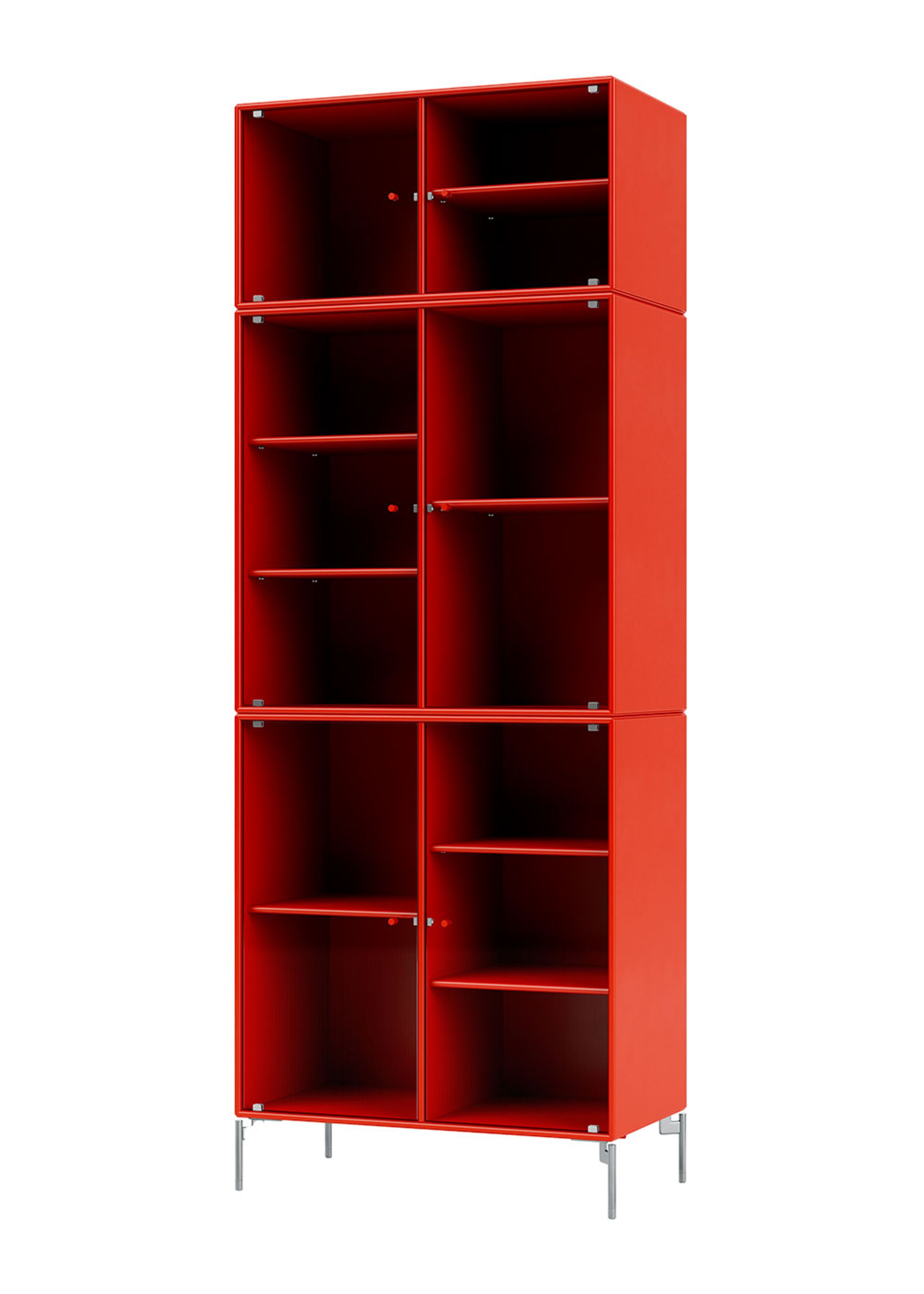 Montana - Vetrina - Ripple IV - With Chrome Legs - Rosehip