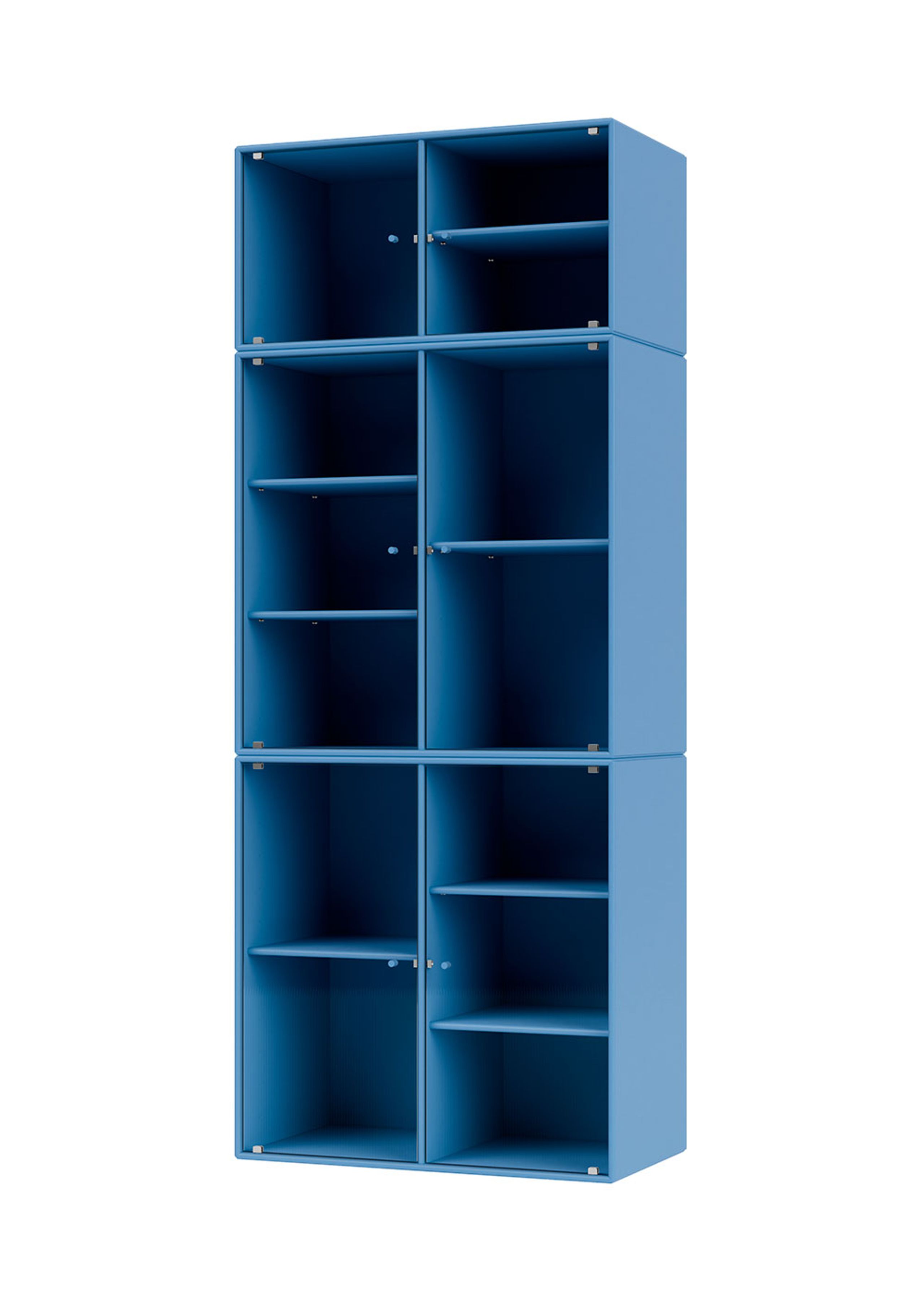 Montana - Vitrineskab - Ripple Iv Vitrine Cabinet M. 04-suspensionrails - Azure