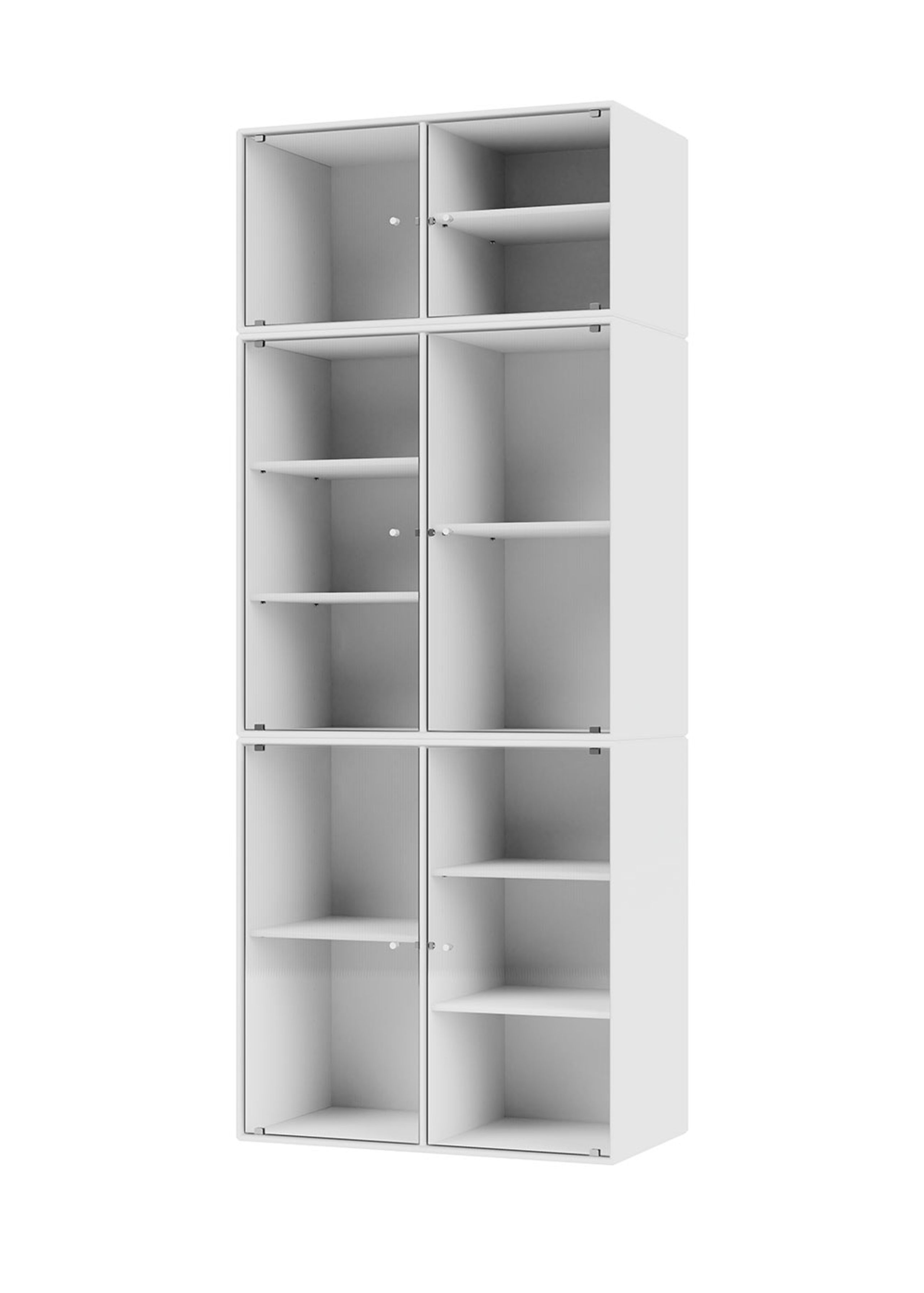 Montana - Vitrineskab - Ripple Iv Vitrine Cabinet M. 04-suspensionrails - NewWhite