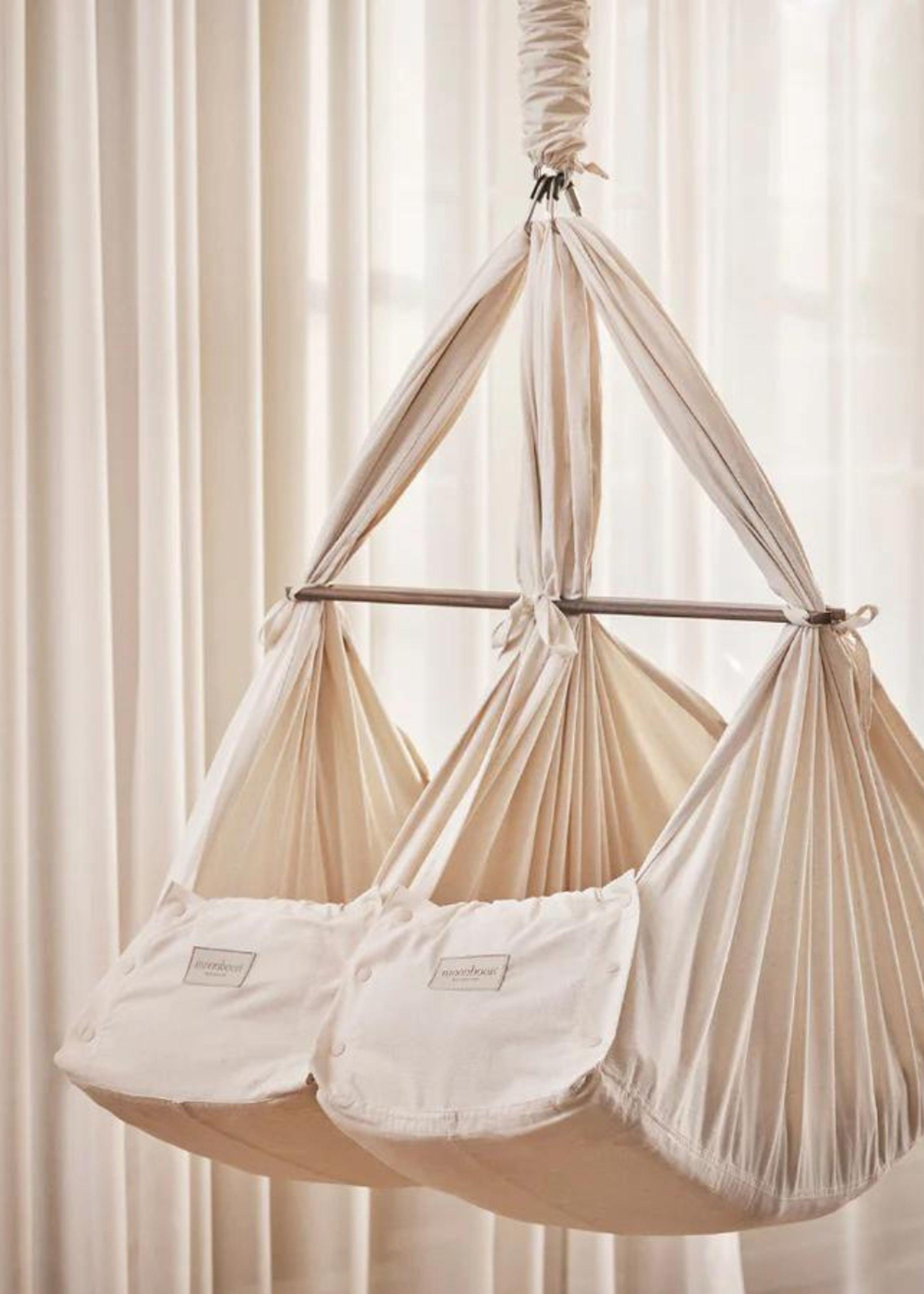 Moonboon - Cadeira para crianças - Twin Baby Hammock - Nature