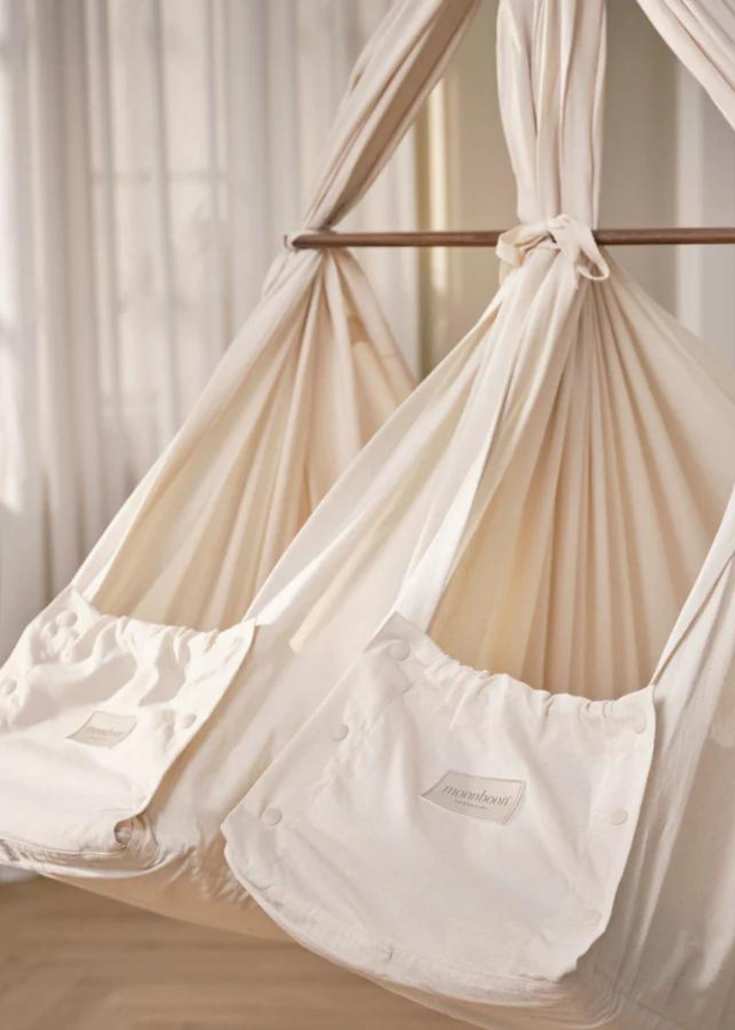 Moonboon - Cadeira para crianças - Twin Baby Hammock - Nature