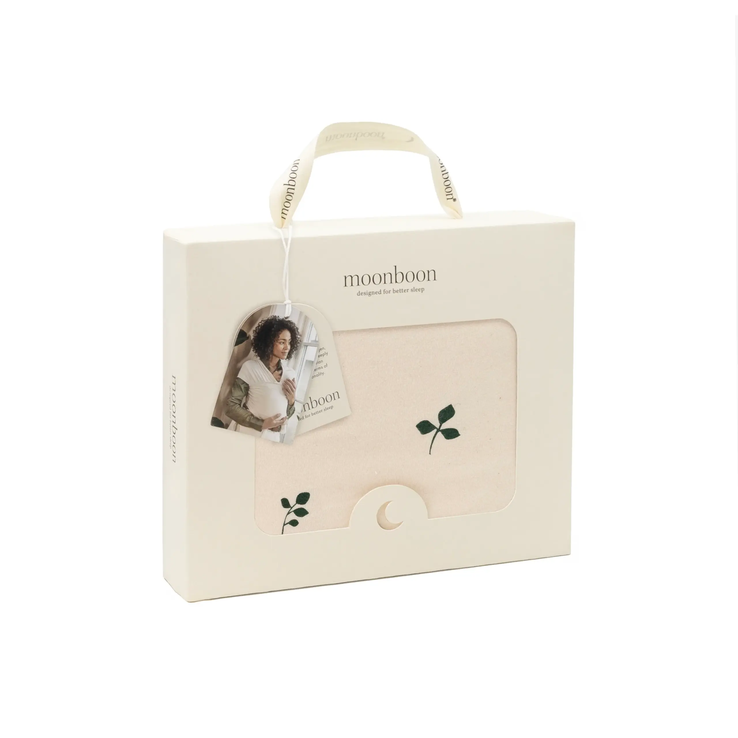 Moonboon - Mušelínová zavinovačka - Baby Wrap - Leaves