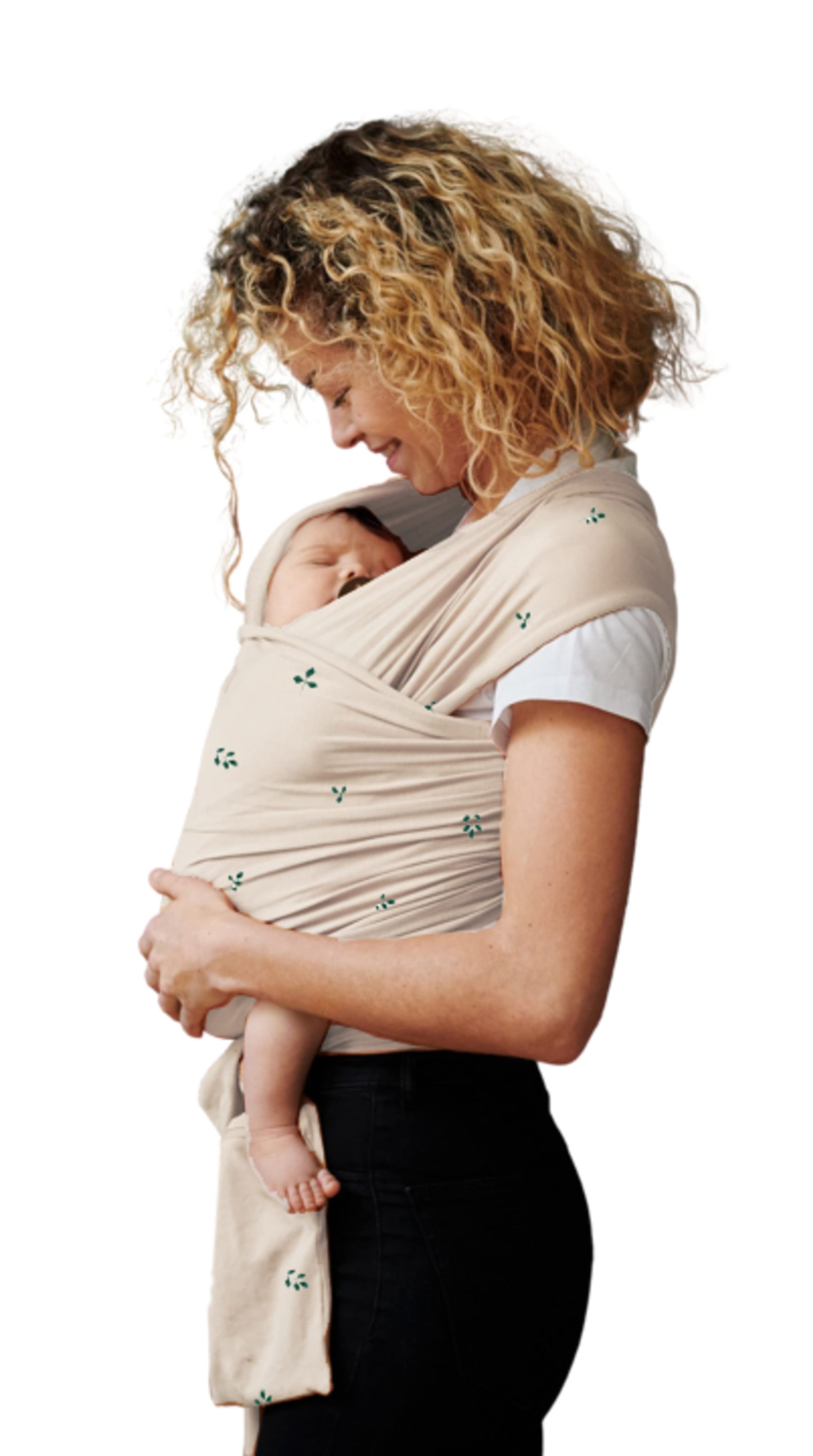 Moonboon - Mušelínová zavinovačka - Baby Wrap - Leaves