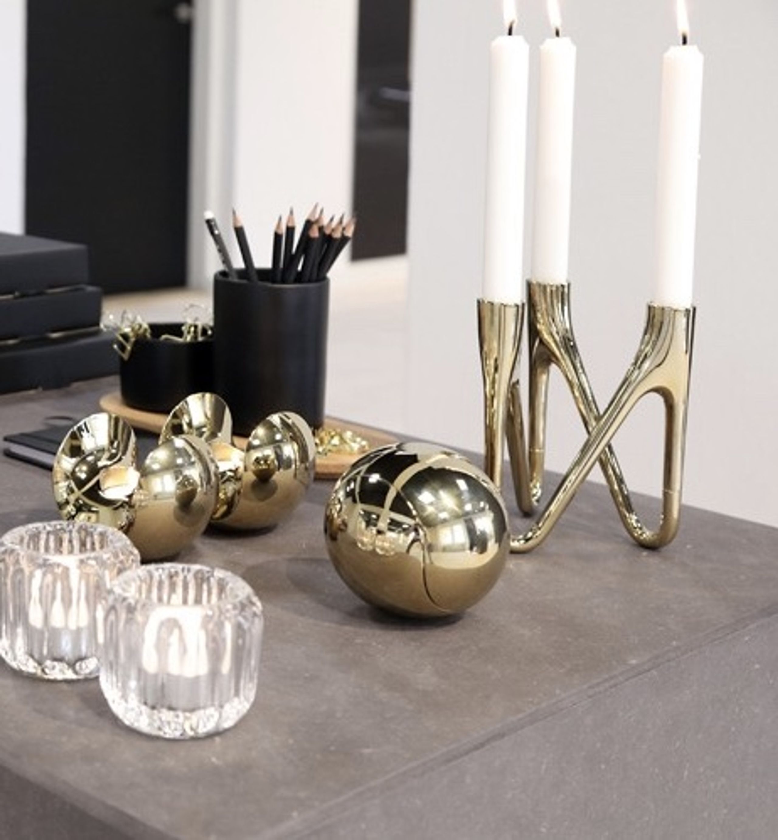 Morsø - Ljusstake - Roots Candlestick - Black