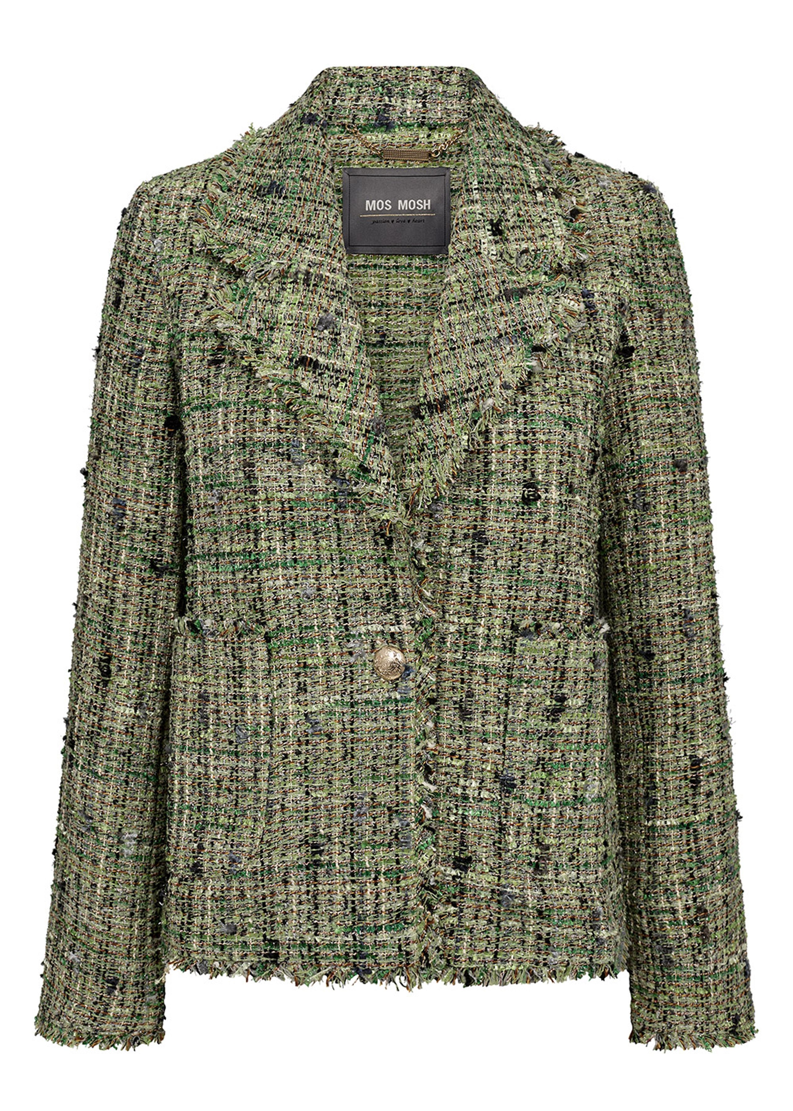 Mos Mosh - Blazer - MMDorah Boucle Blazer - Zephyr Green