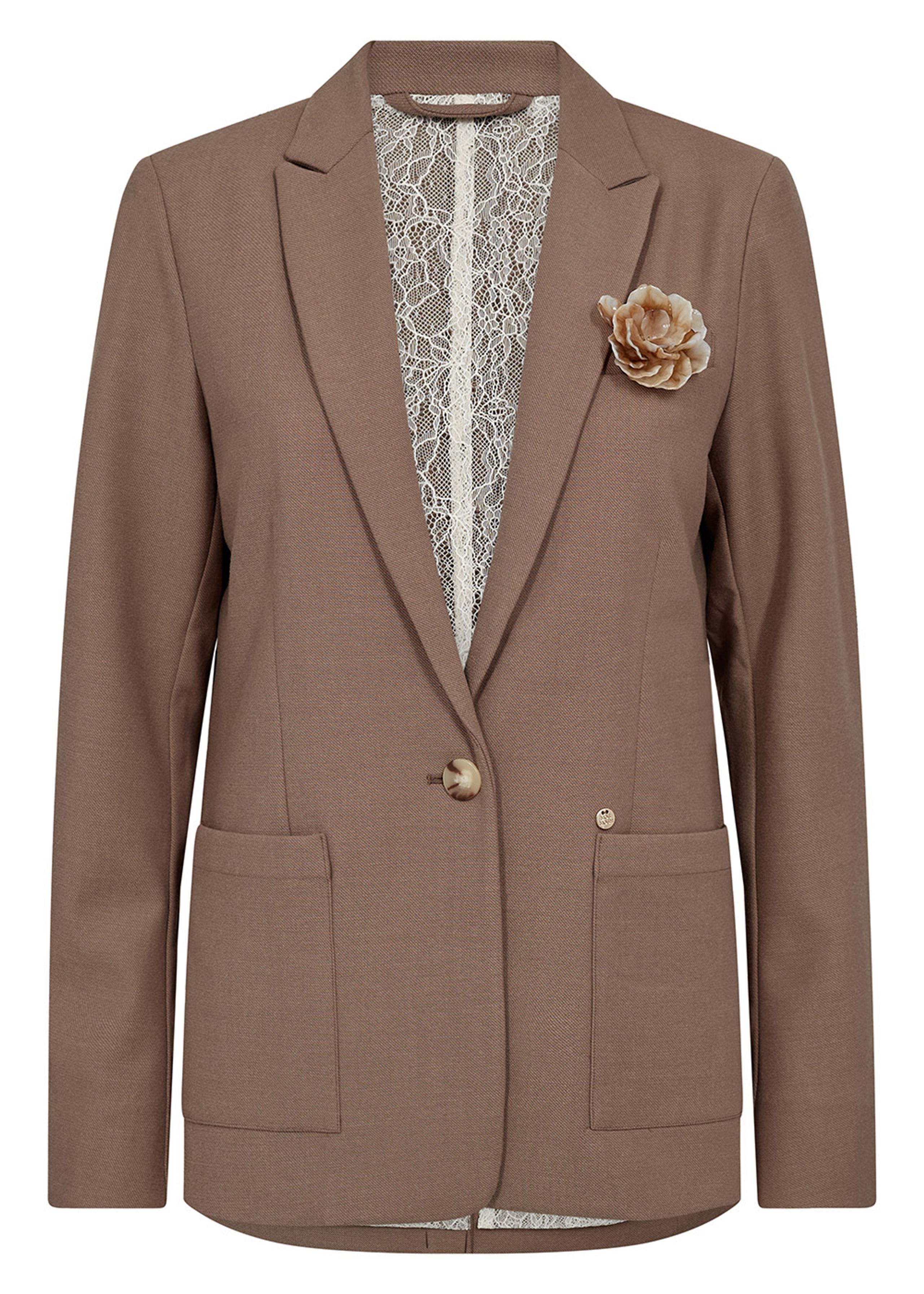 Mos Mosh - Blazer - MMPhebs Polly Blazer - Coffee Quartz