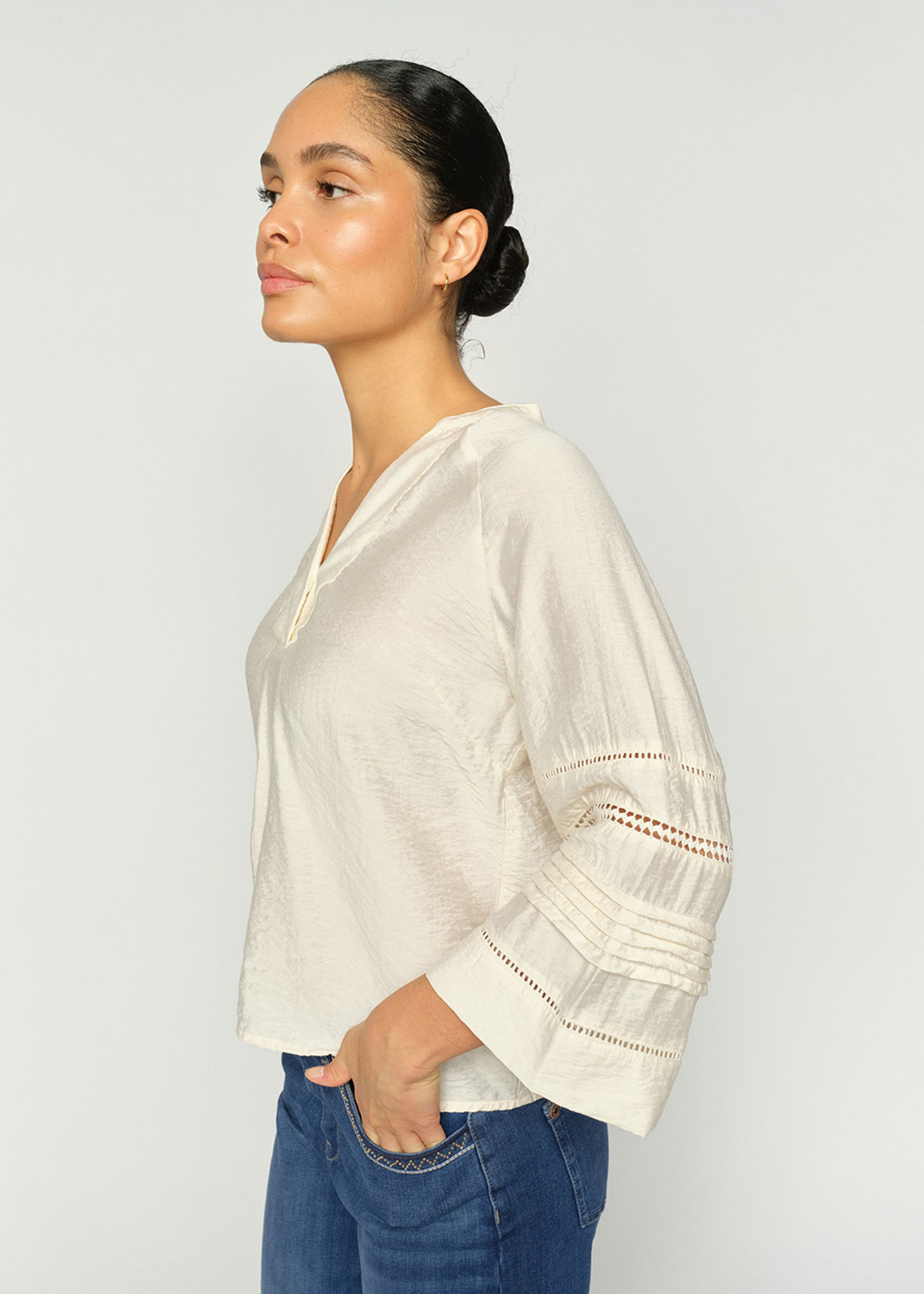 Mos Mosh - Bluse - MMAleysa Nila Blouse - Ecru