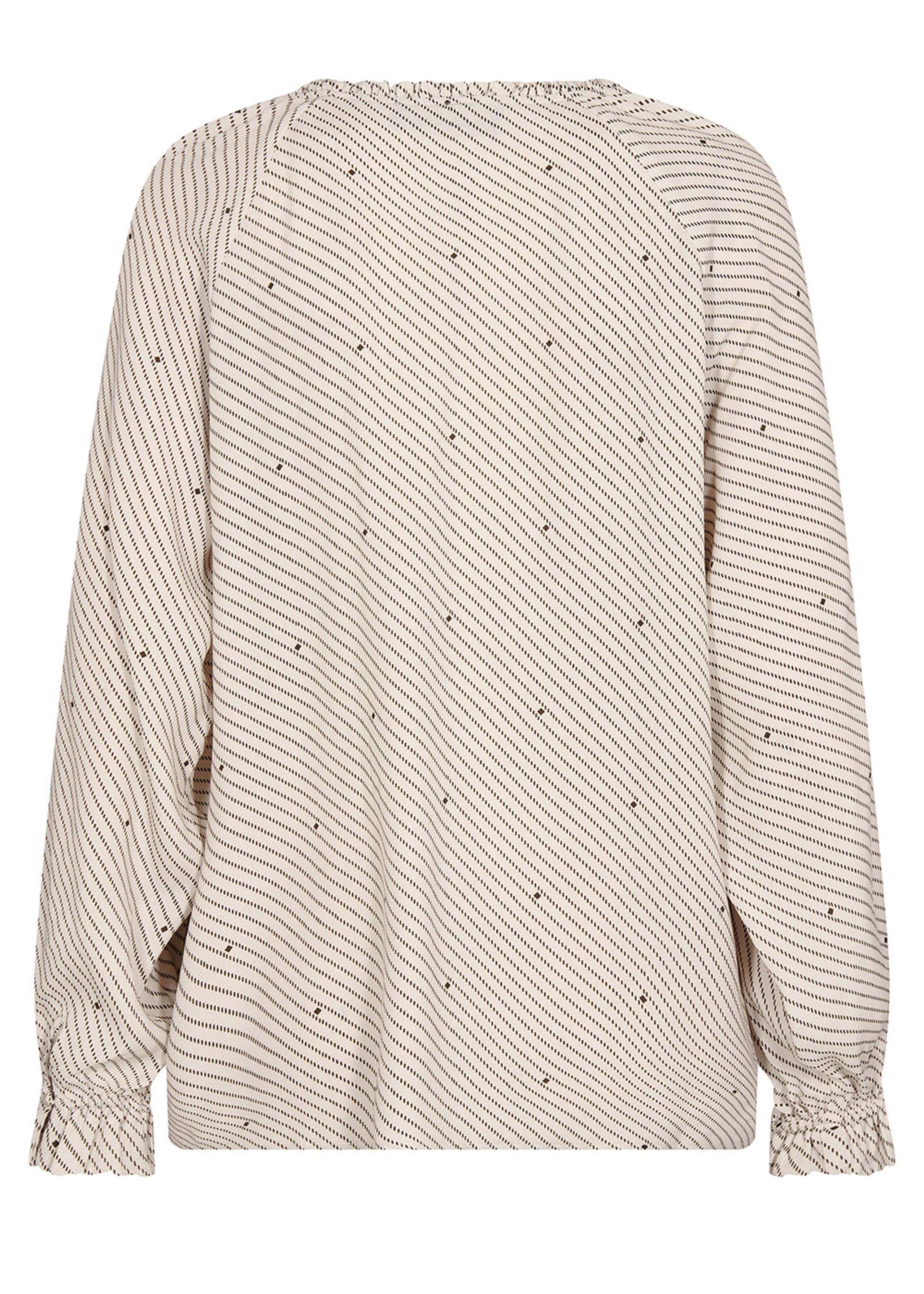 Mos Mosh - Blouse - MMAmelia Mono Blouse - Sea Salt