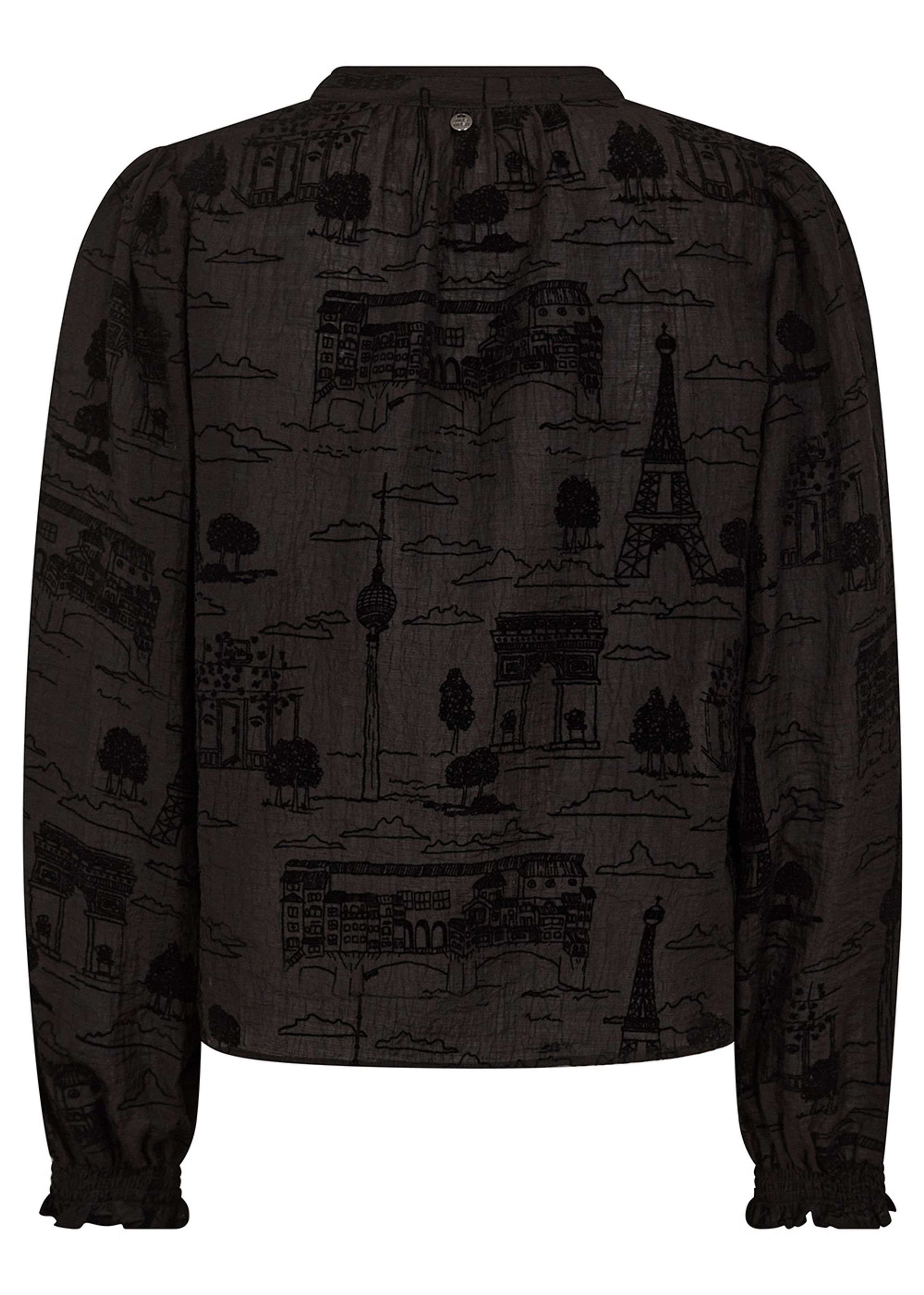 Mos Mosh - Blouse - MMTazzin Tale Light Blouse - Black