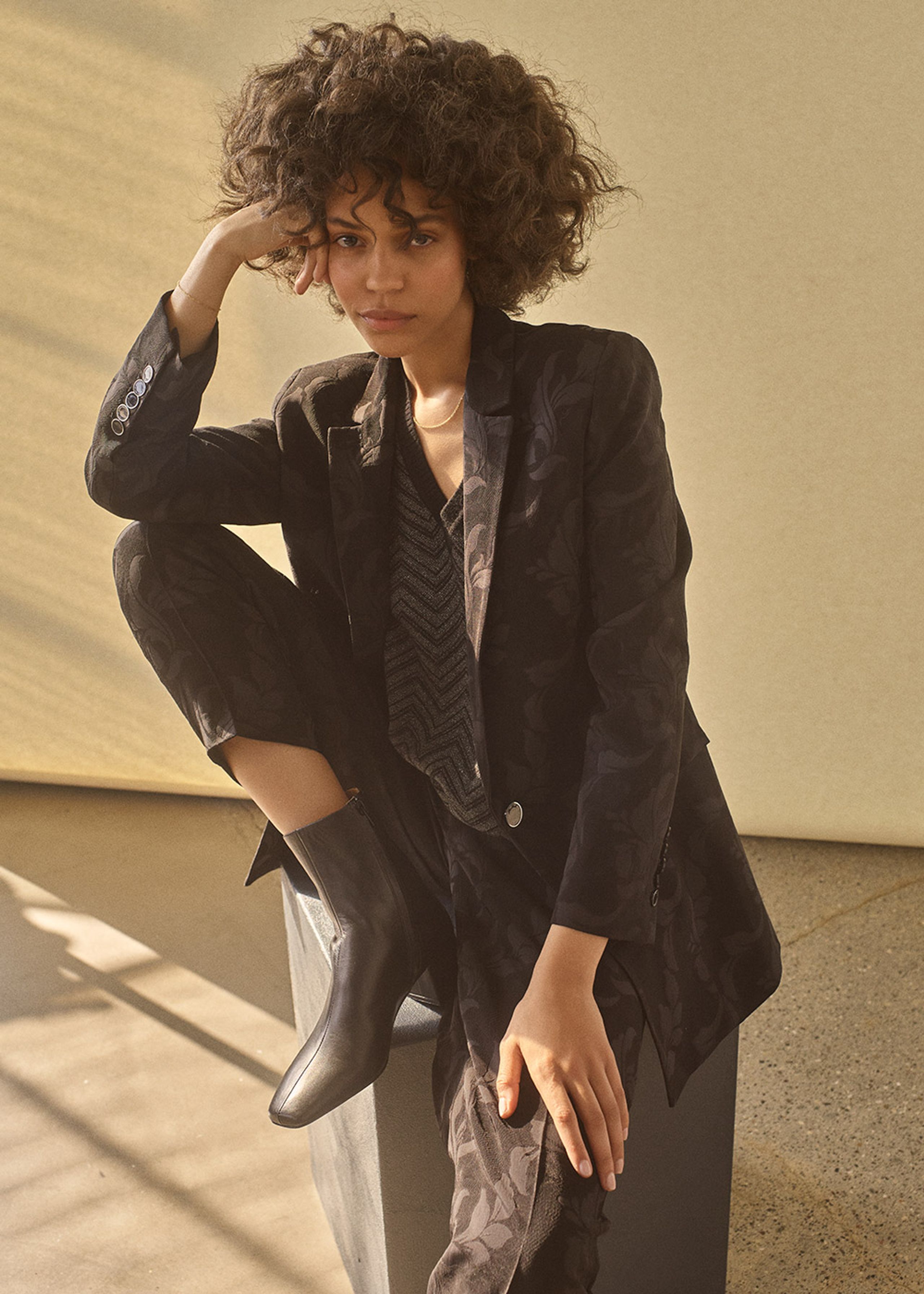 Mos Mosh - Housut - Audrey Jacq Pant - Black