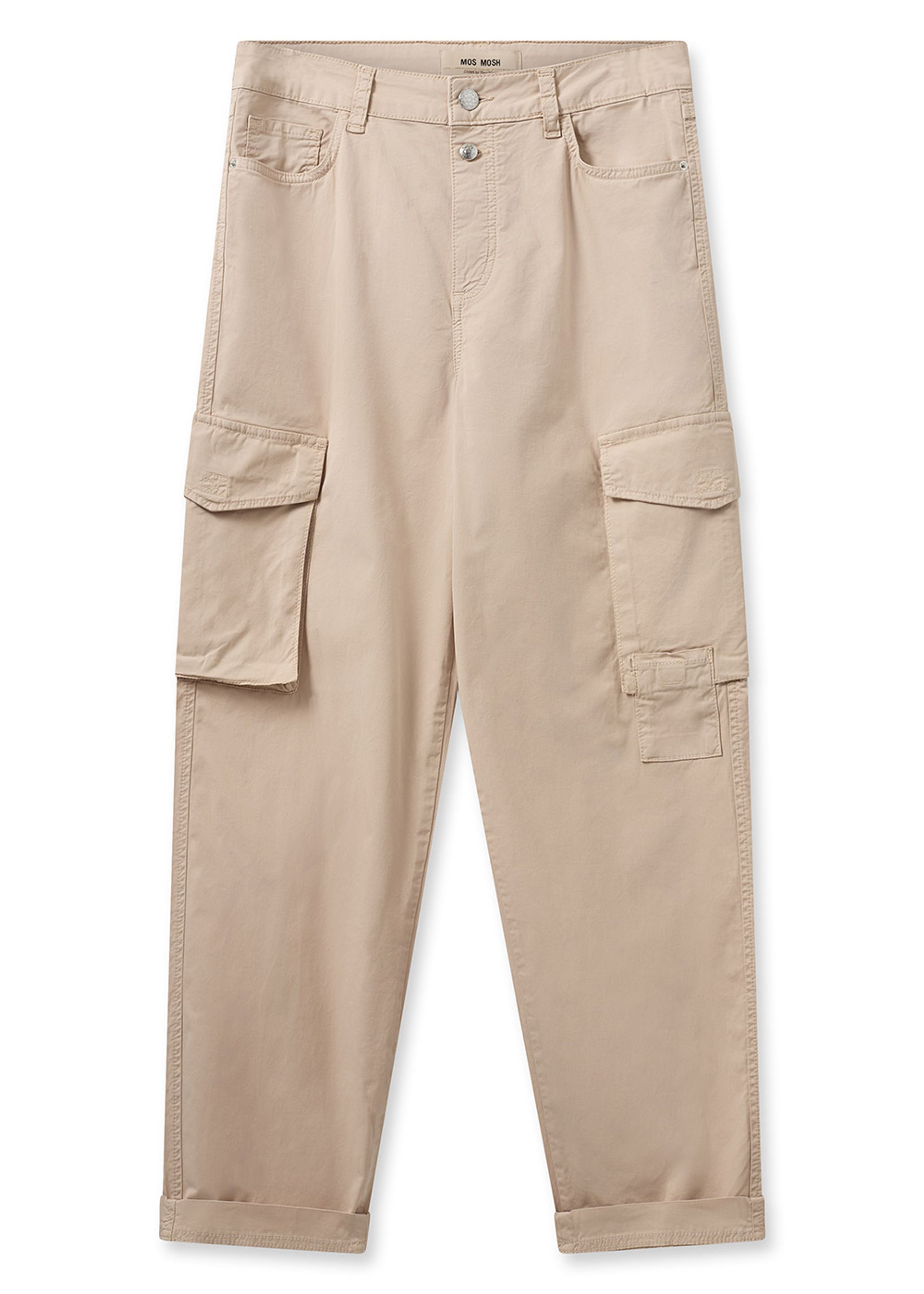 Mos Mosh - Pantaloni - MMAdeline Cargo Pant - Cement
