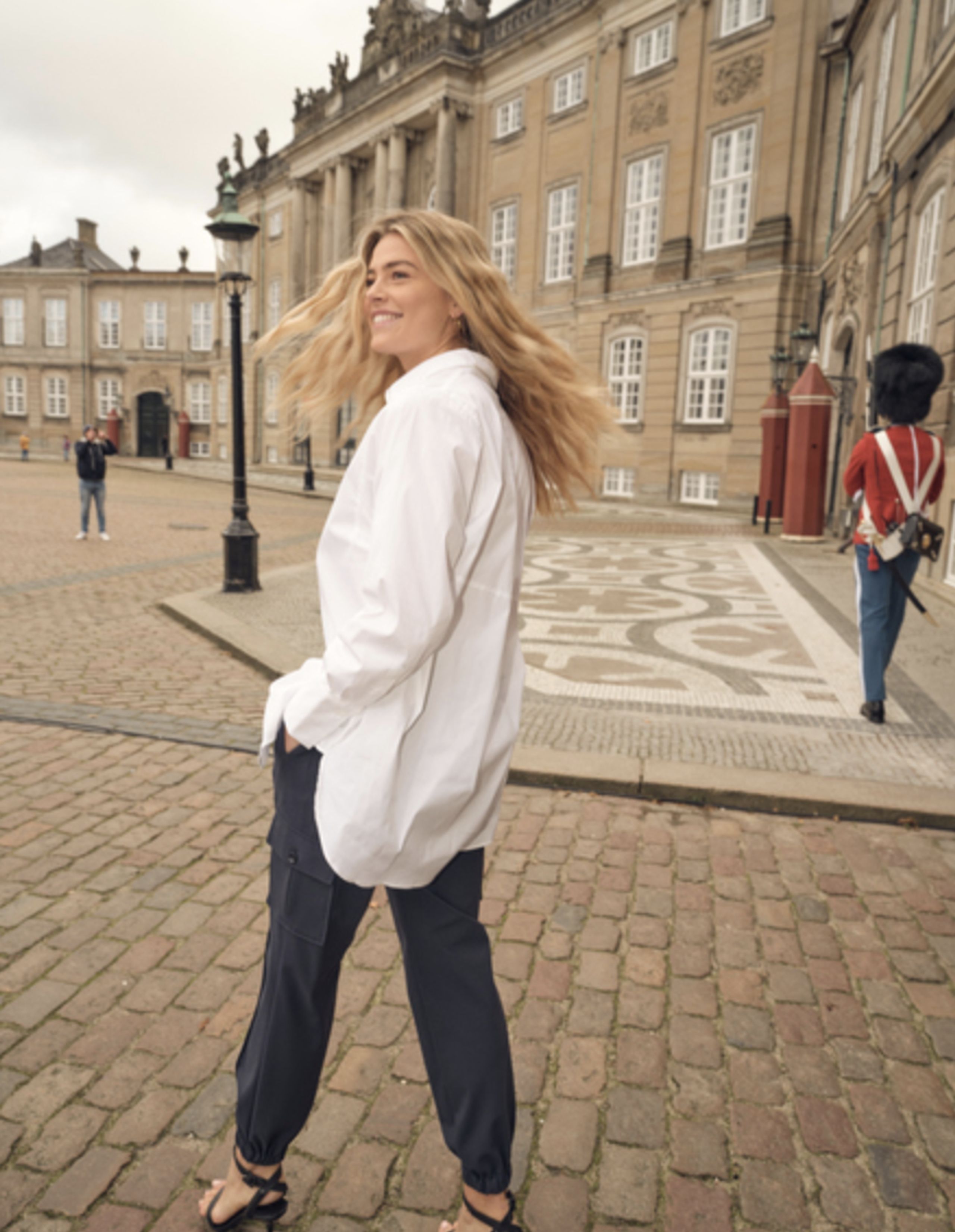 Mos Mosh - Pants - MMAntina Izzy Pant - Salute Navy