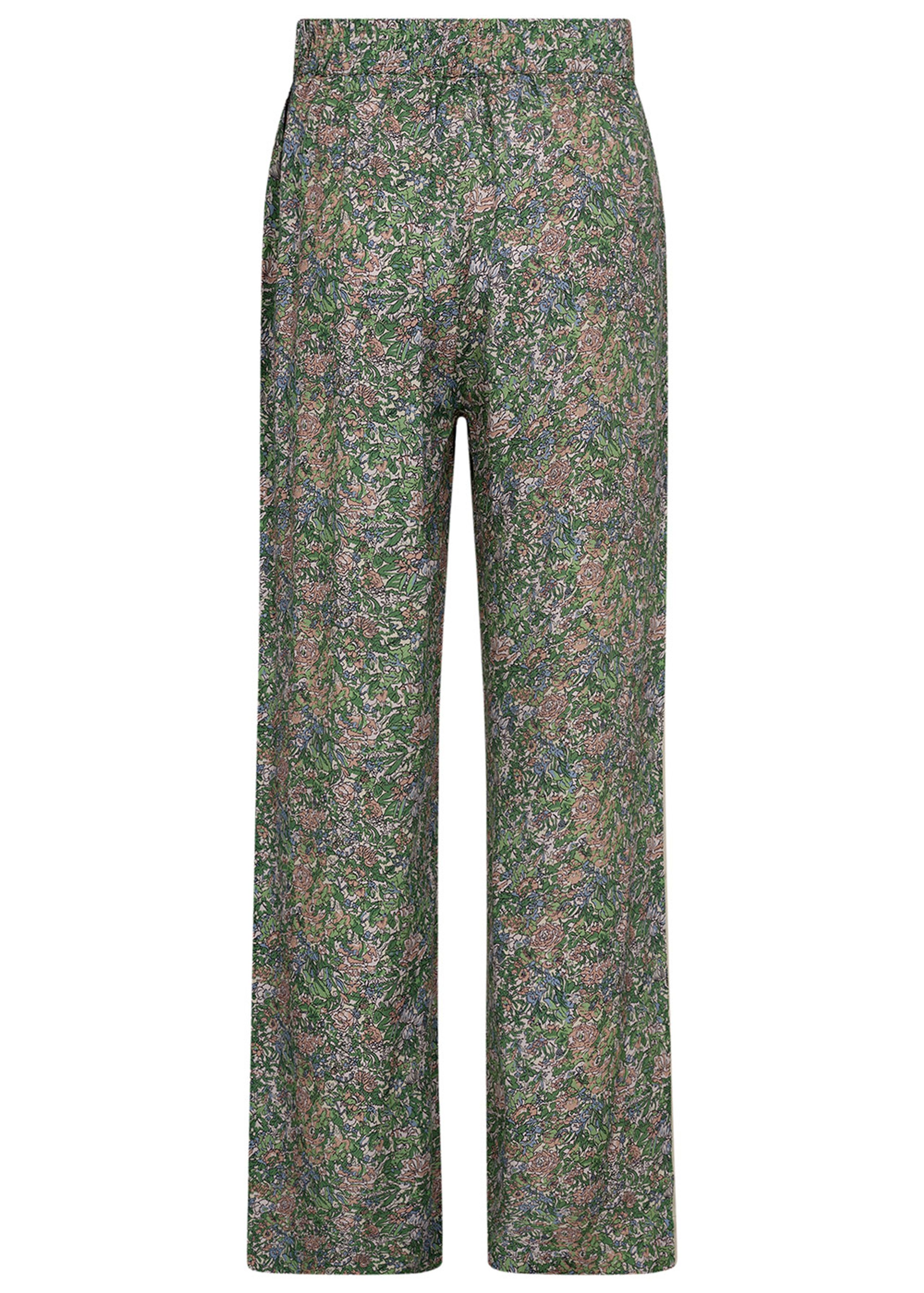 Mos Mosh - Pants - MMBala Flowish Orchid Pant - Turf Green