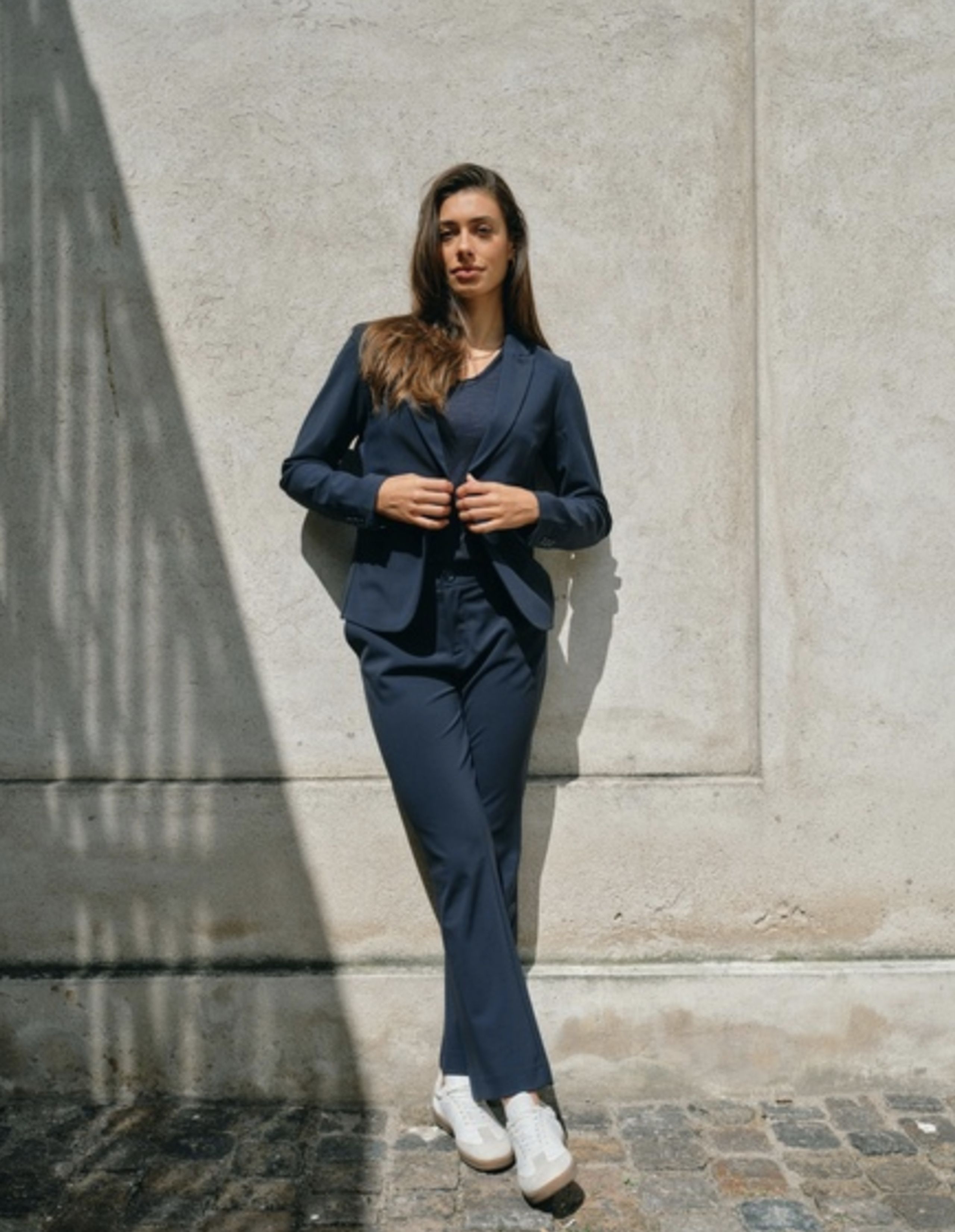 Mos Mosh - Pants - MMEllen Izzy Pant - Salute Navy