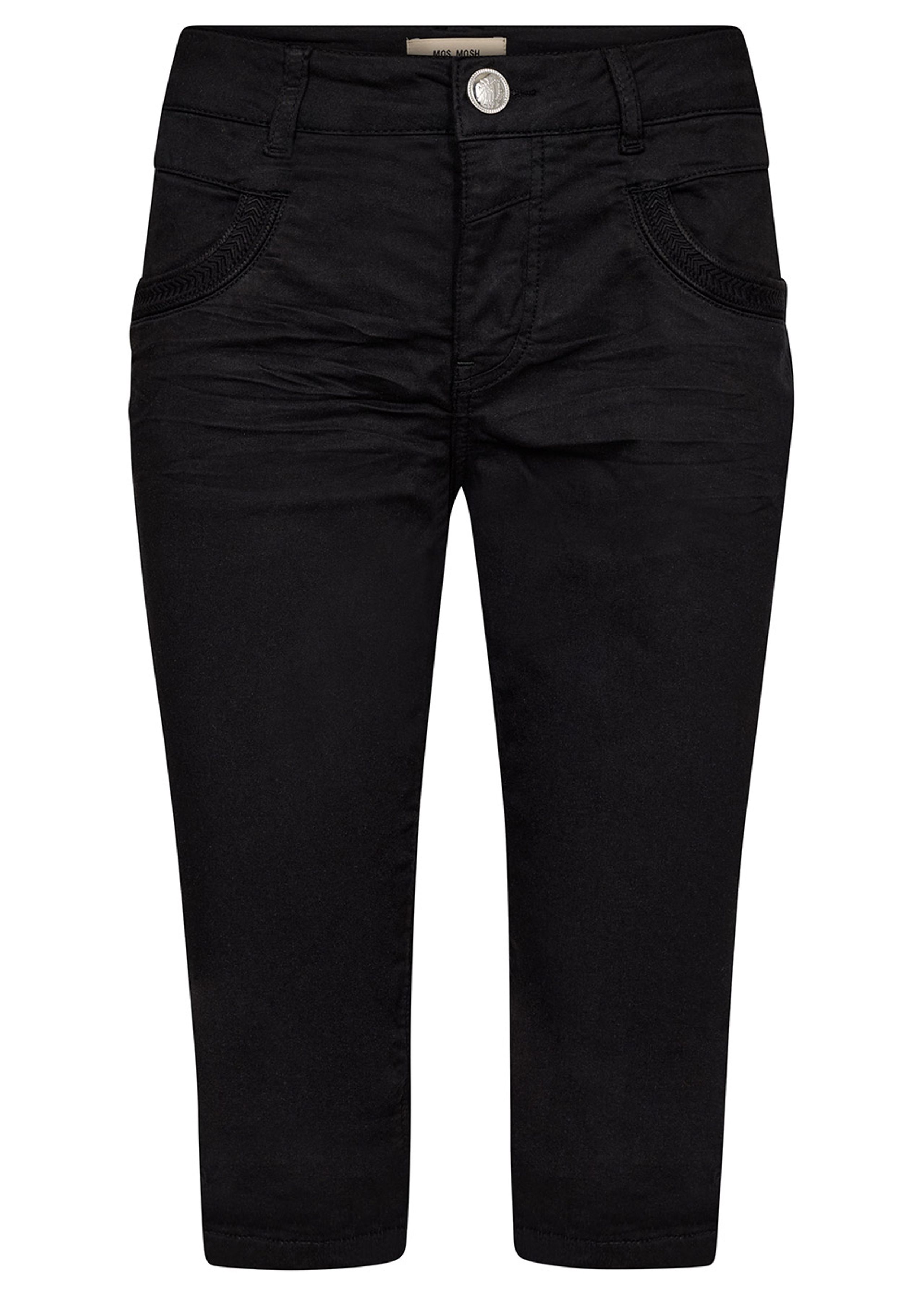 Mos Mosh - Pants - MMNaomi Treasure Pant Capri - Black