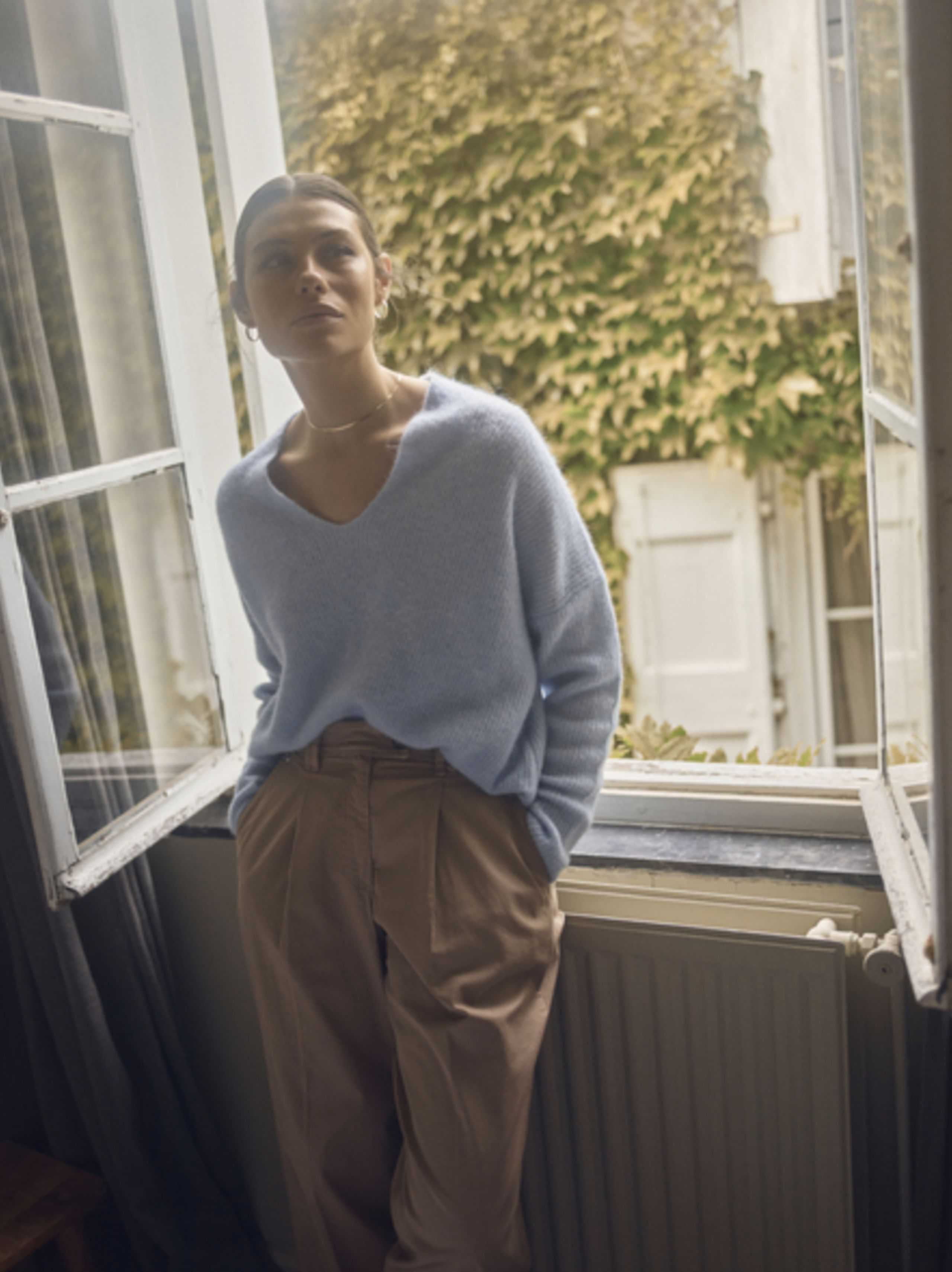 Mos Mosh - Hose - MMVerona Cafrin Pant - Sesame