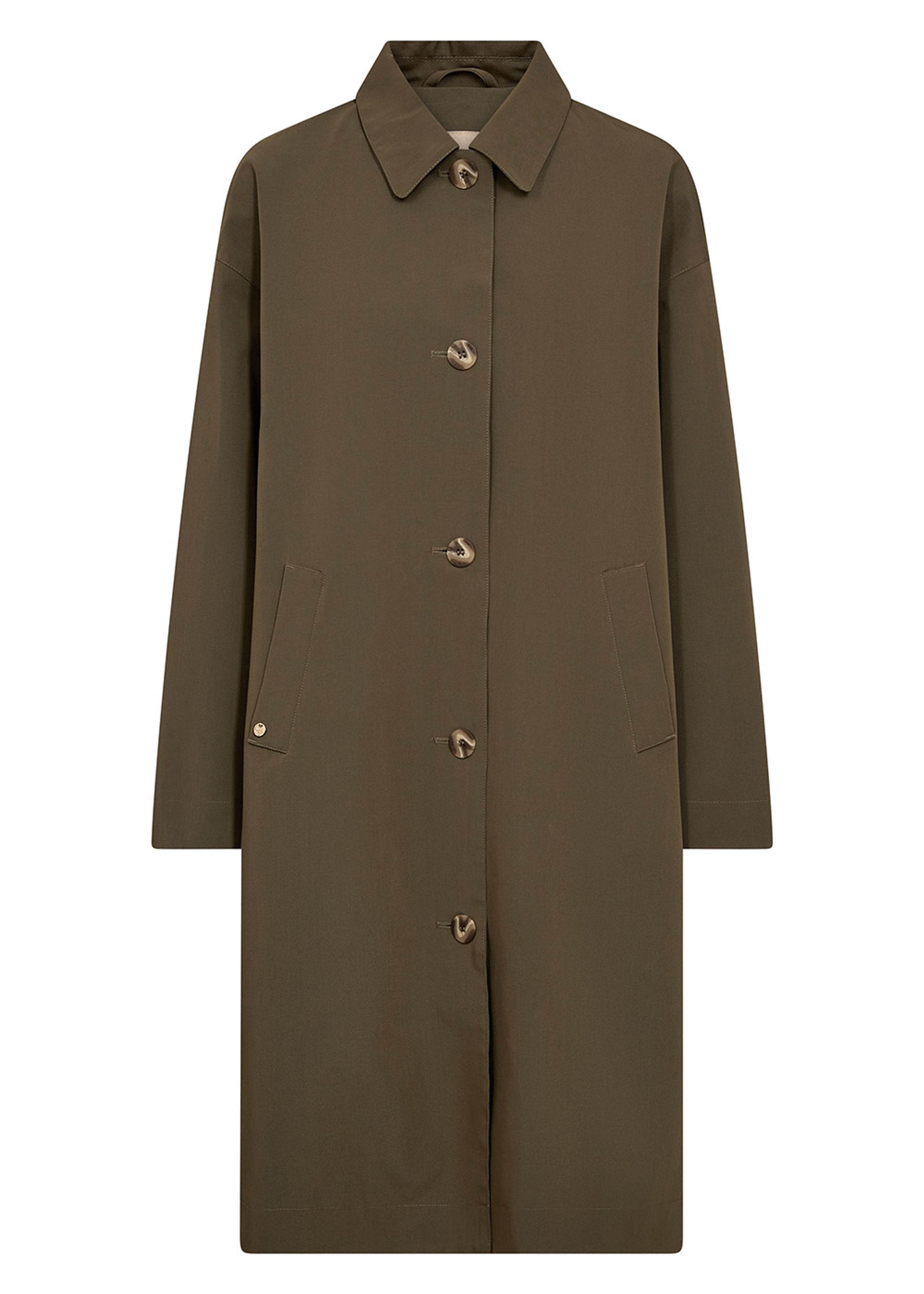 Mos Mosh - Refrigerador de vinho - MMBora Rain Trenchcoat - Sea Turtle