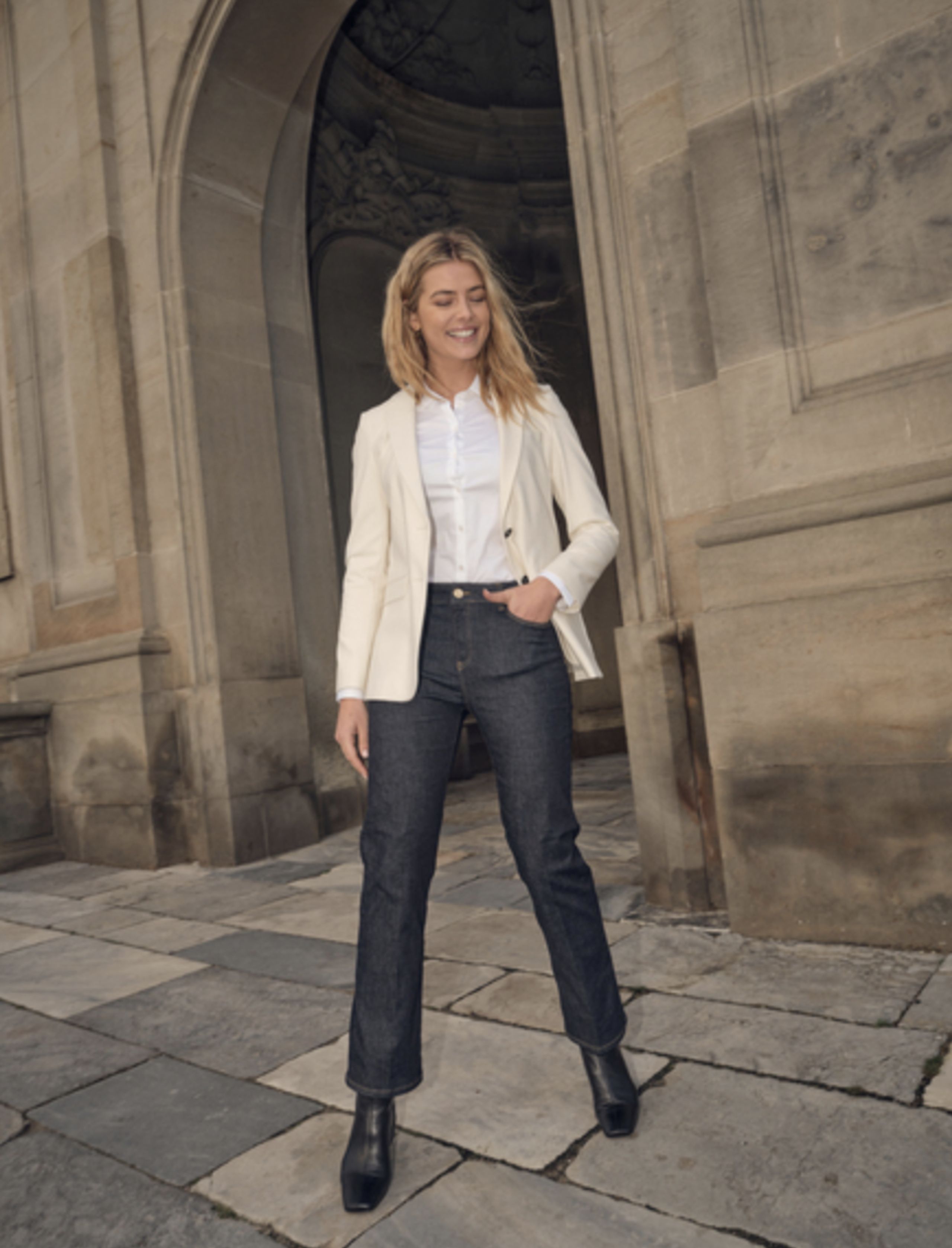 Mos Mosh - Jeans - MMCecilia Cover Jeans - Dark Blue