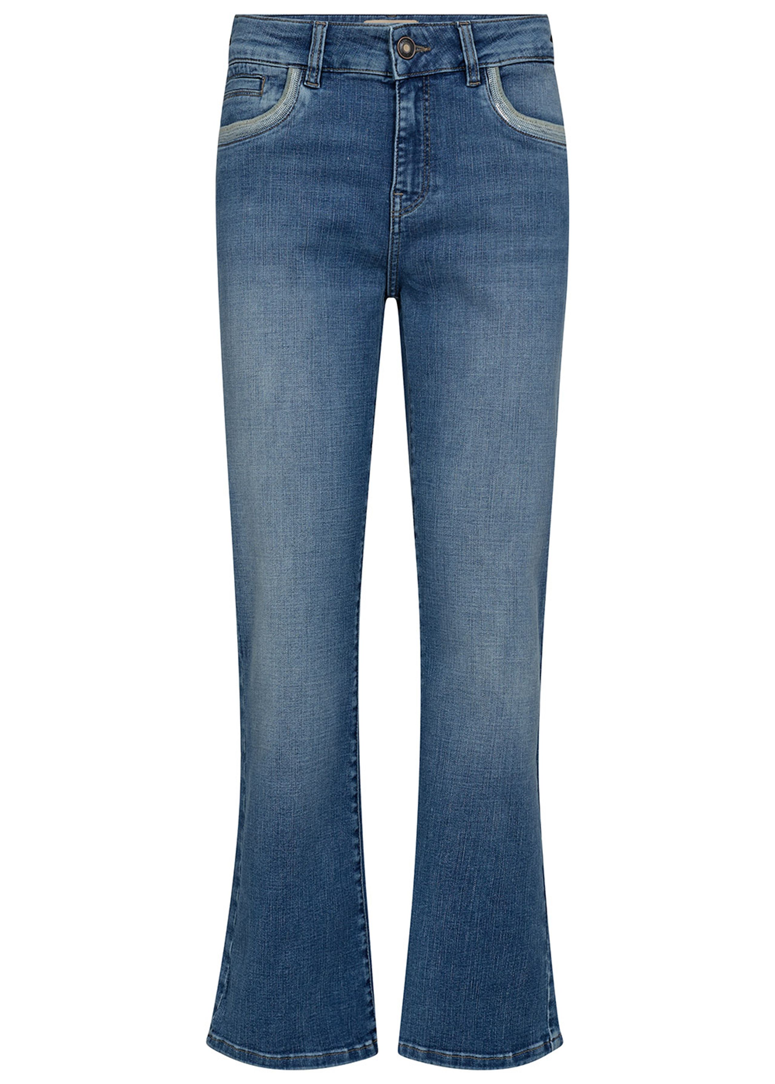 Mos Mosh - Jeans - MMCecilia Perla Jeans - Mid Blue