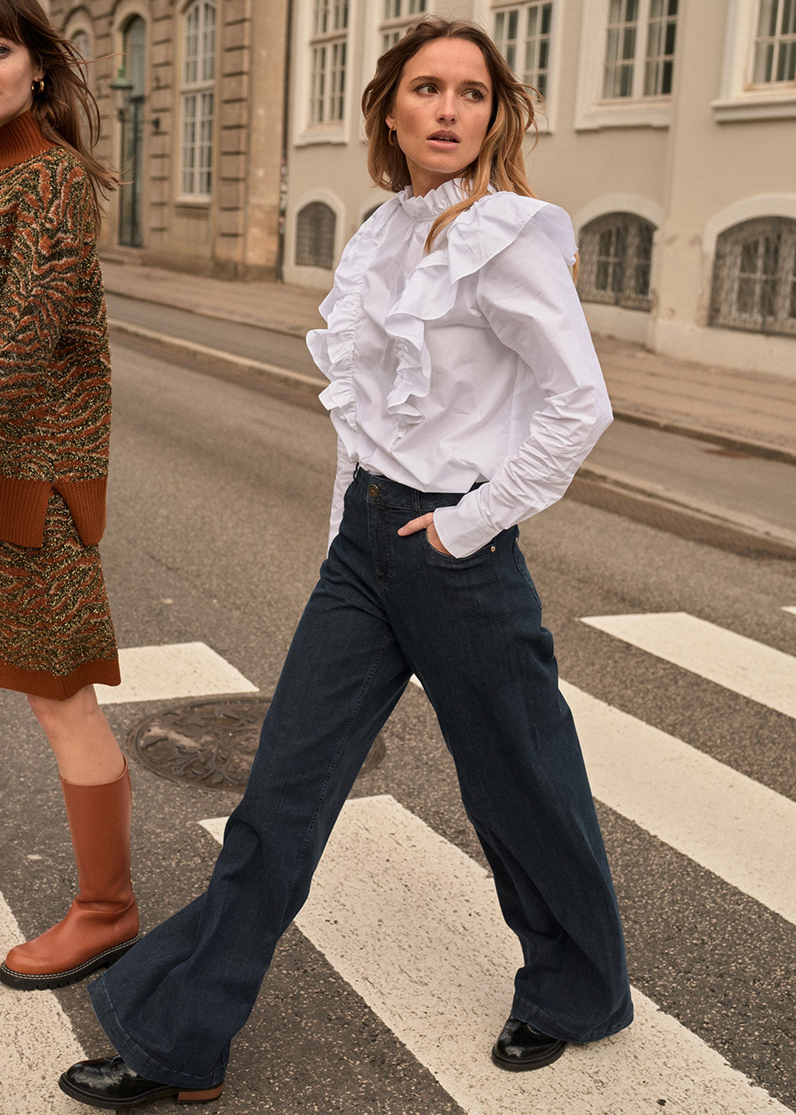 Mos Mosh - Calças de ganga - MMReem Janya Jeans - Dark Blue