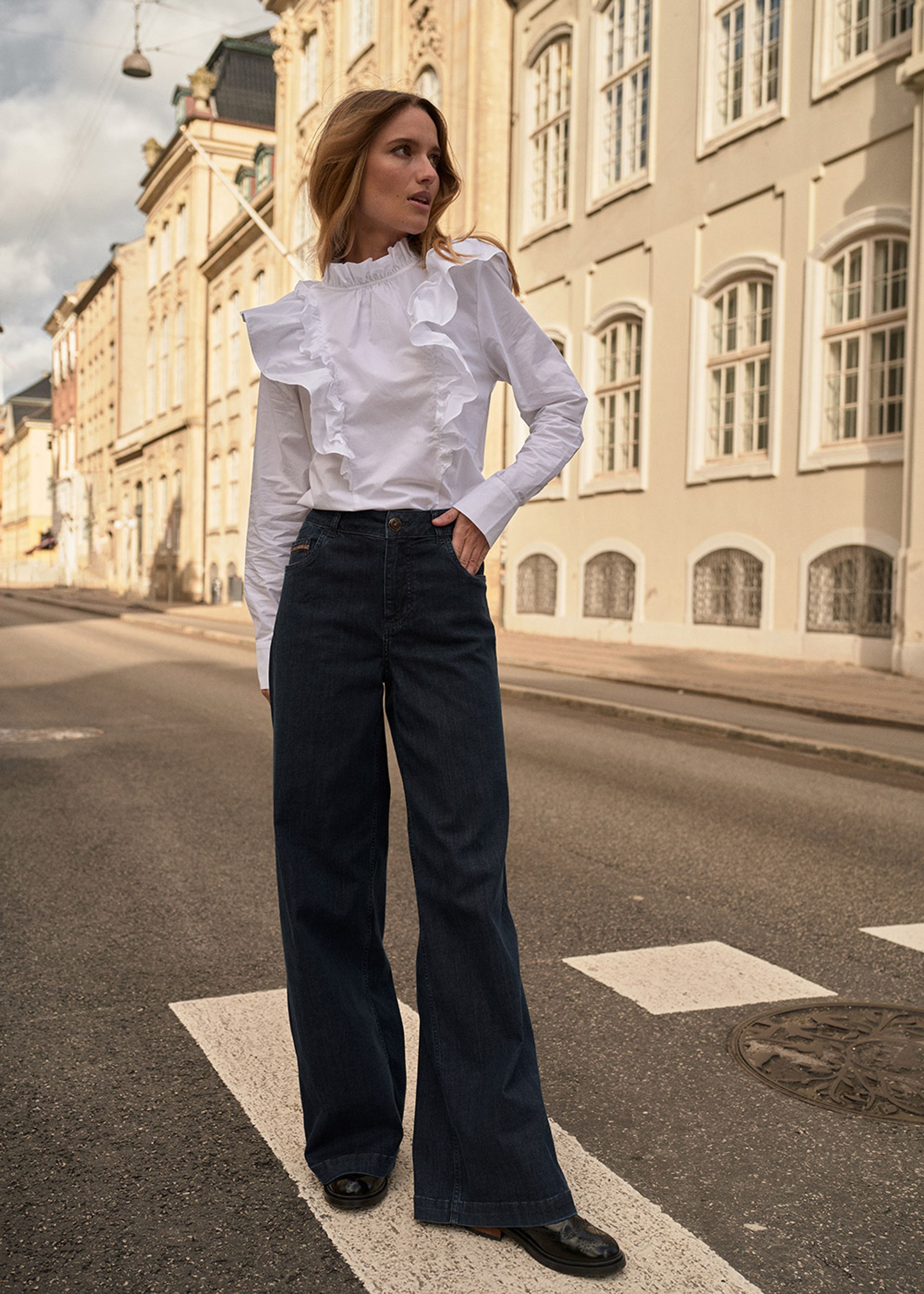 Mos Mosh - Calças de ganga - MMReem Janya Jeans - Dark Blue