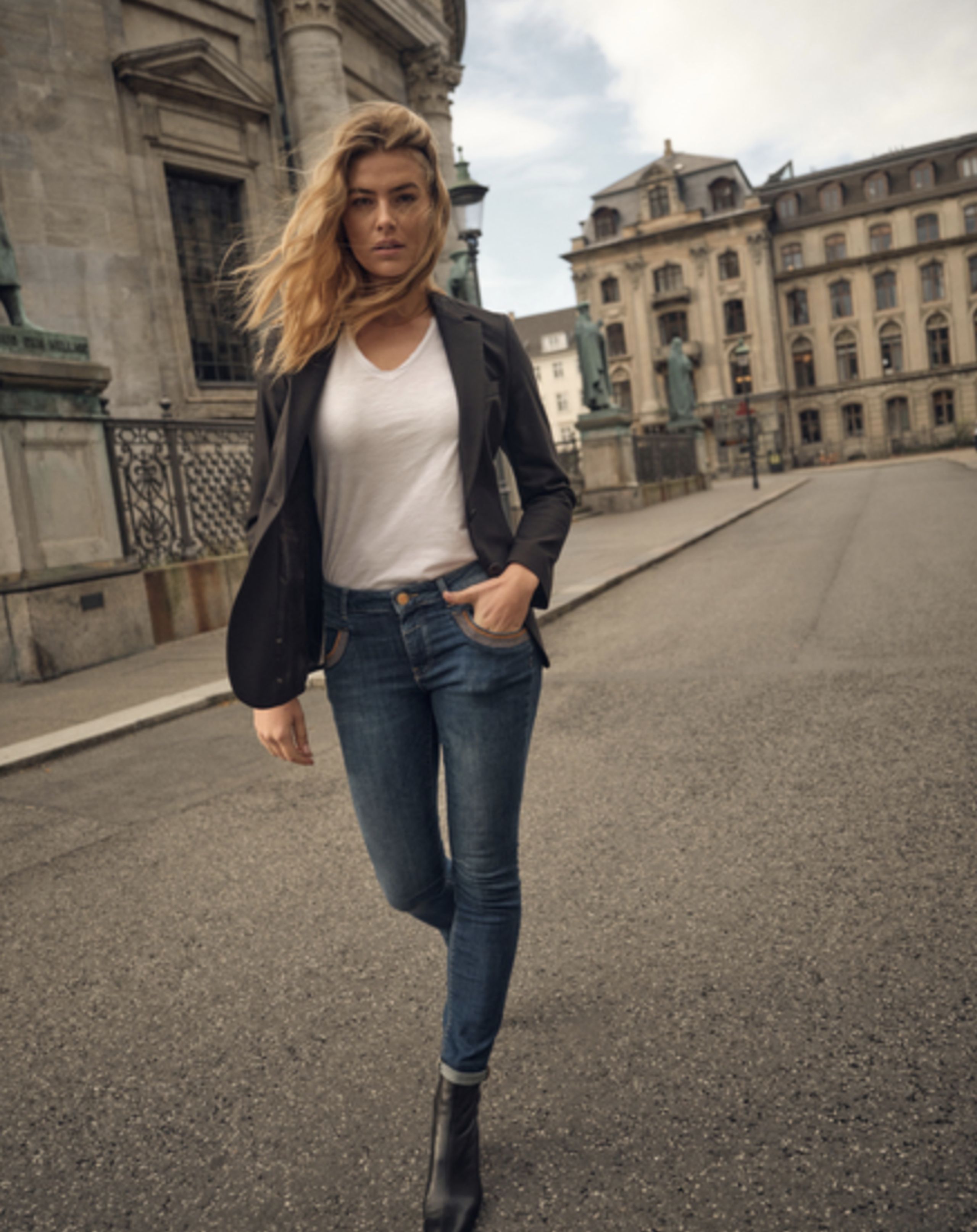 Mos Mosh - Jeans - Naomi Shade Blue Jeans - Blue