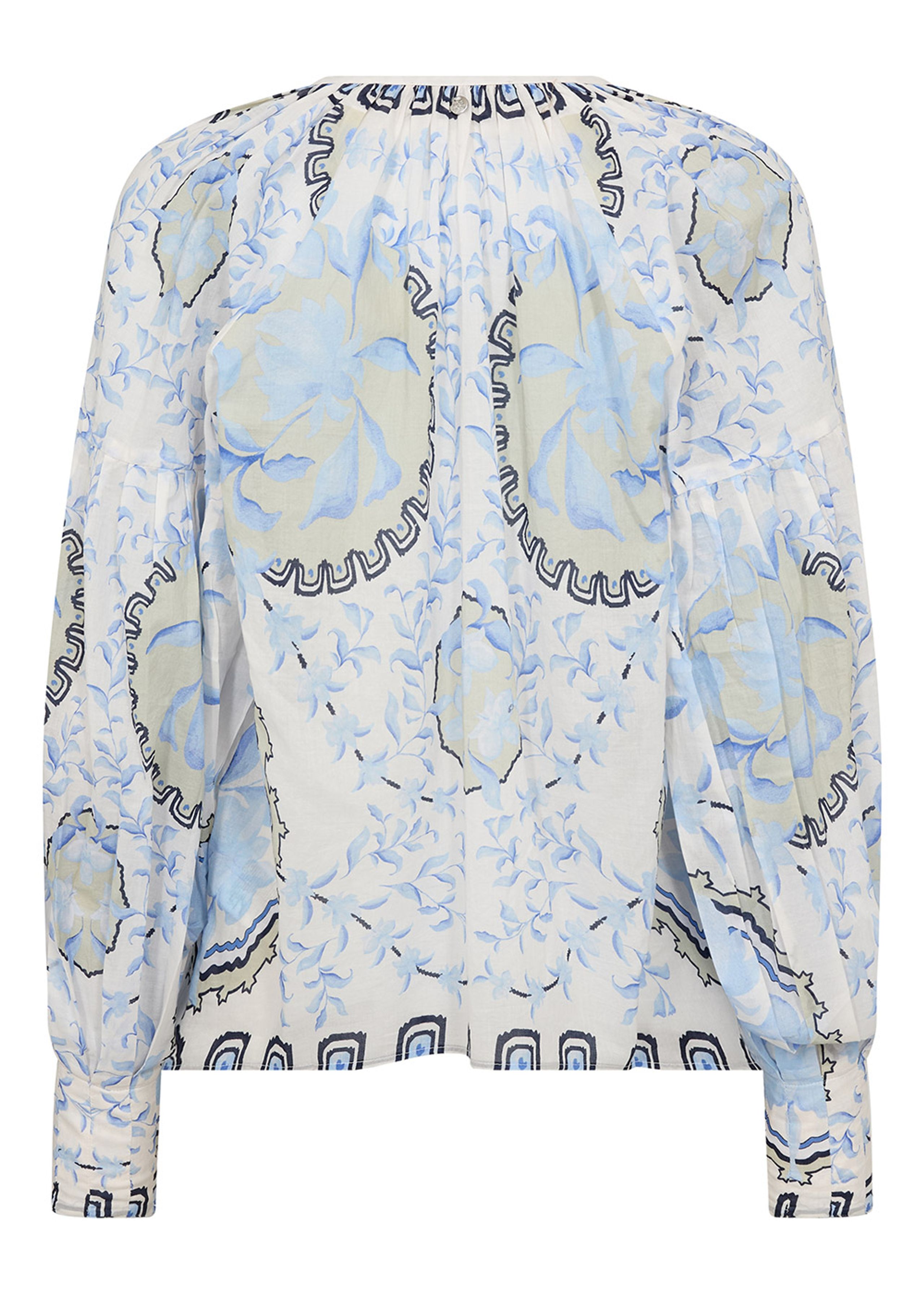 Mos Mosh - Julekalender - MMWylde Orchid Blouse - Brunnera Blue