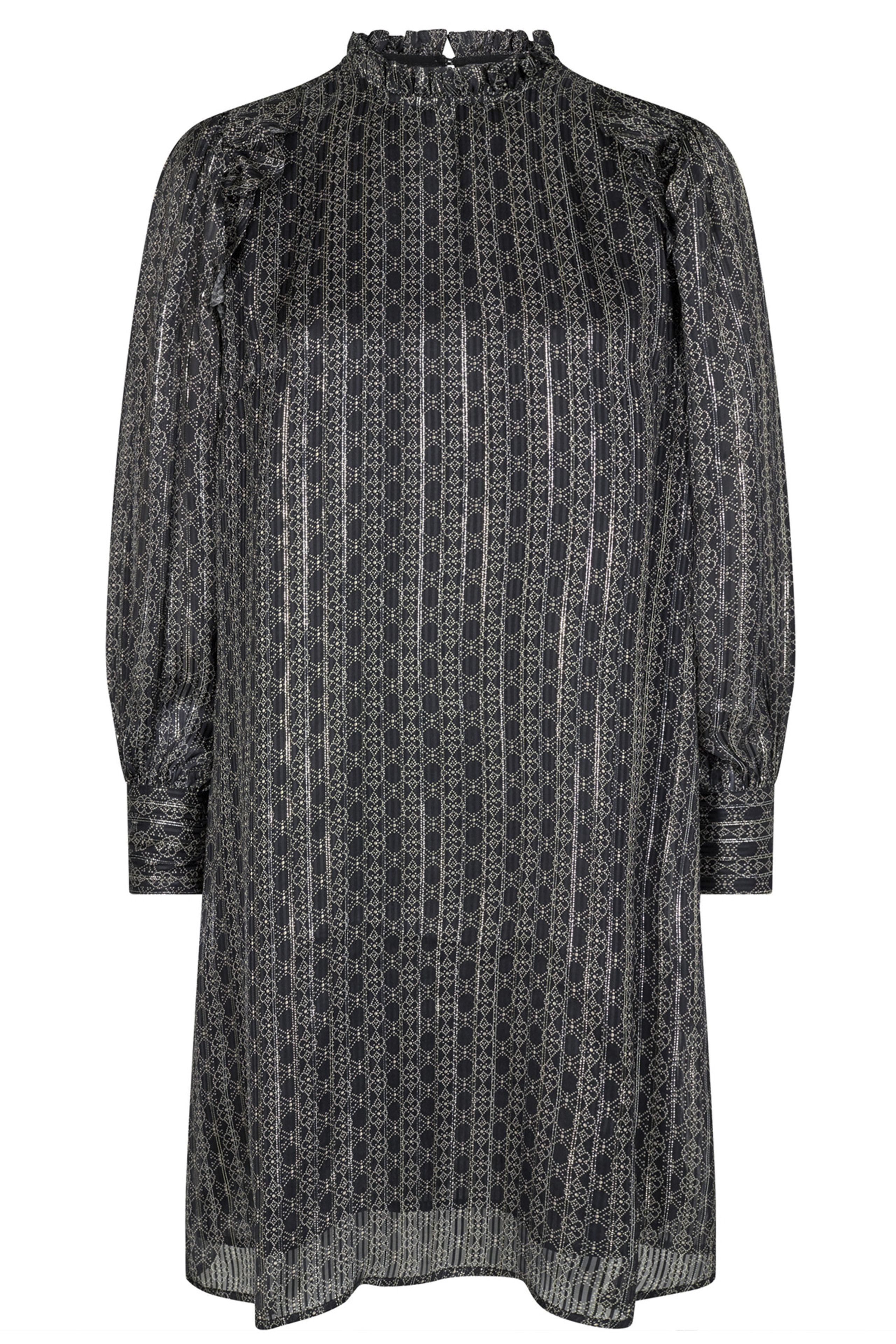 Mos Mosh - Dress - Randi Tile Dress - Black