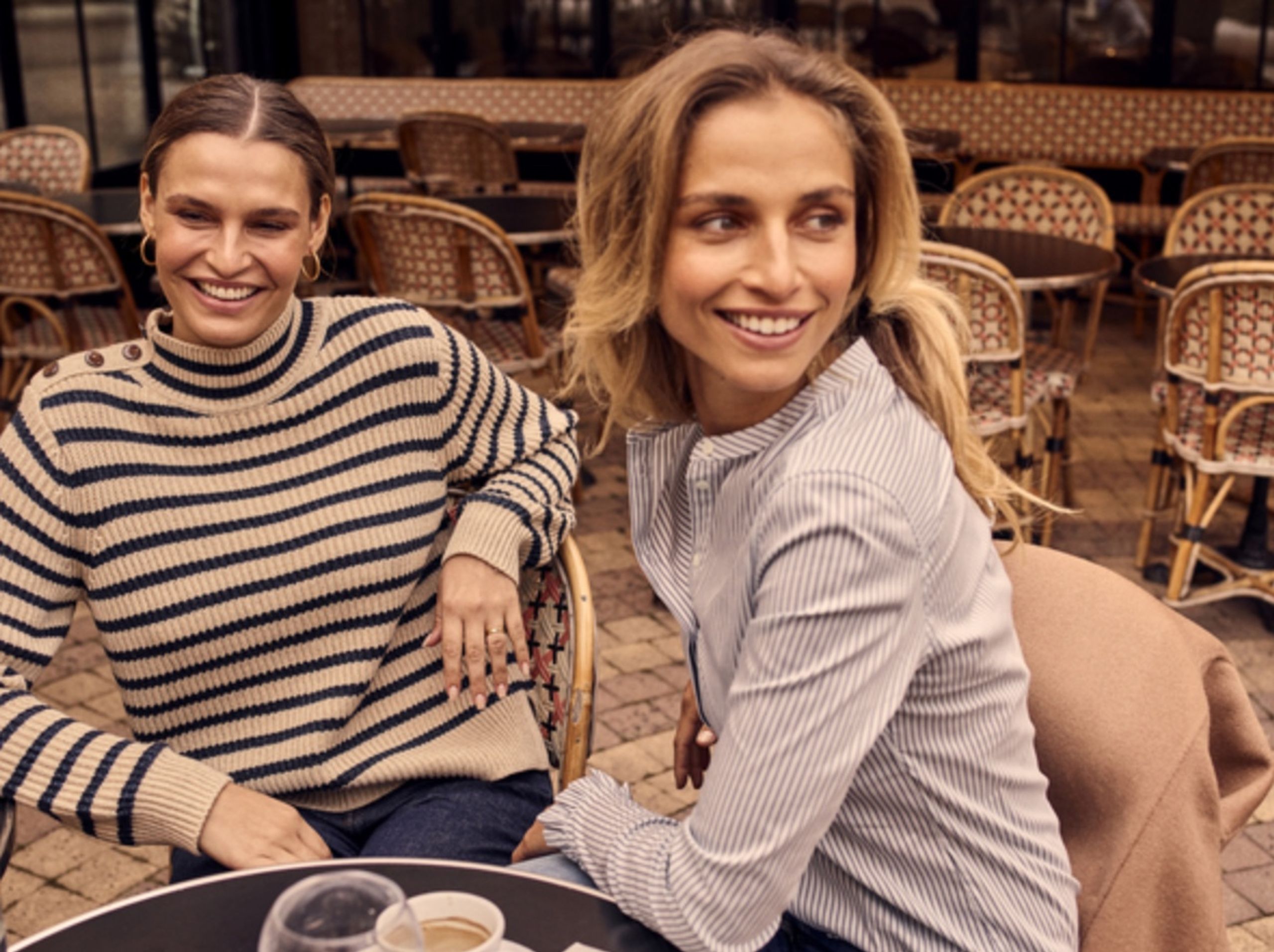 Mos Mosh - Skjorte - Mattie Stripe Shirt - Skyway