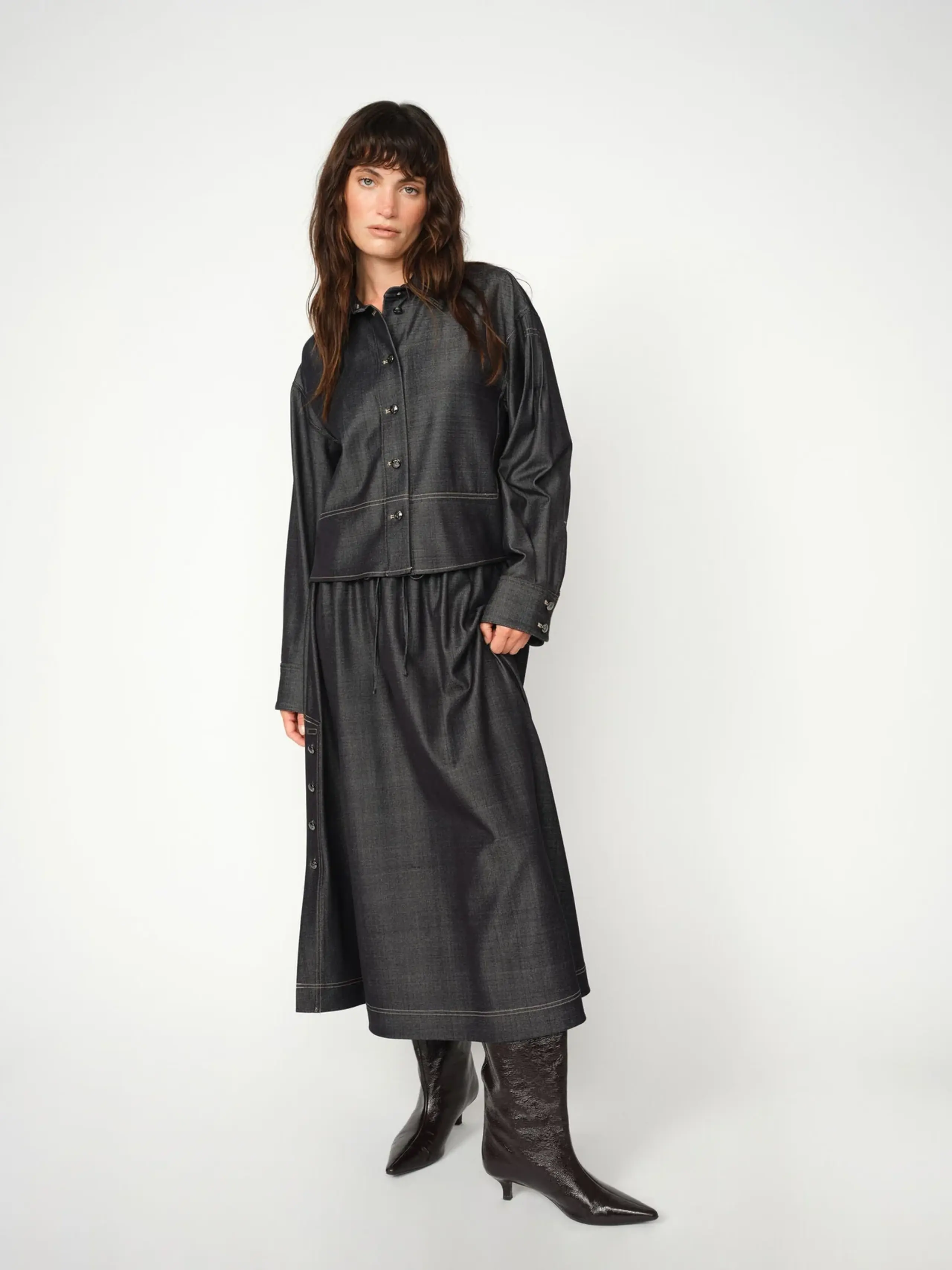 Mos Mosh - Camicia - MMAnela Cilla Shirt - Black