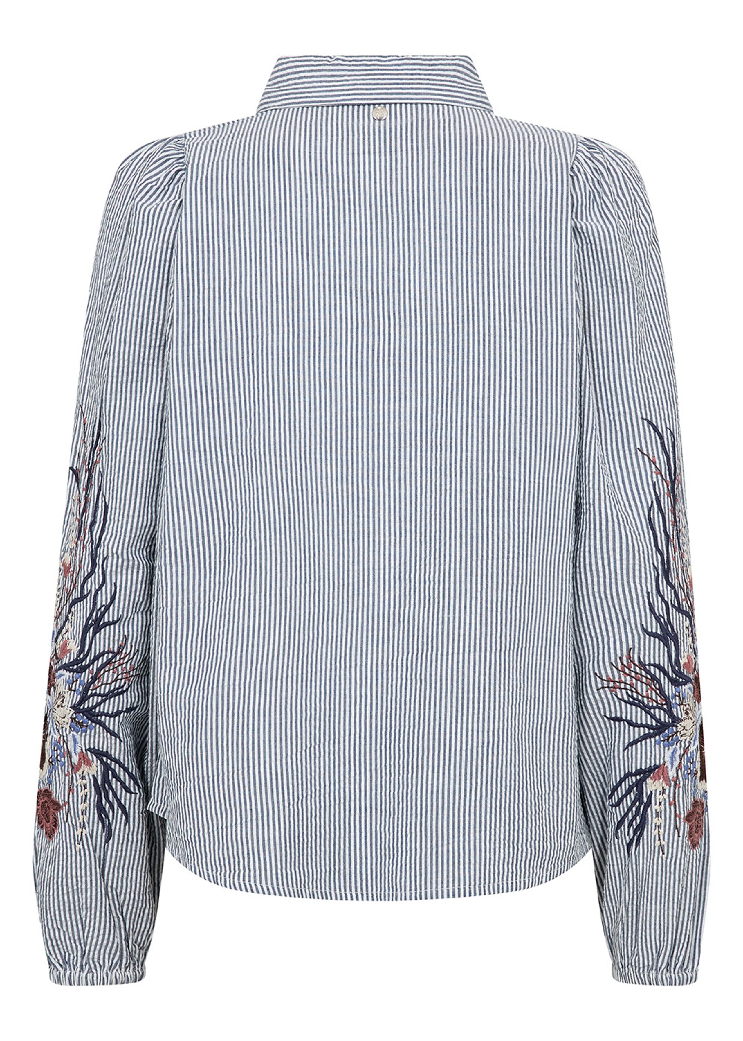 Mos Mosh - Shirt - MMCiu Oxfo Shirt - Crown Blue