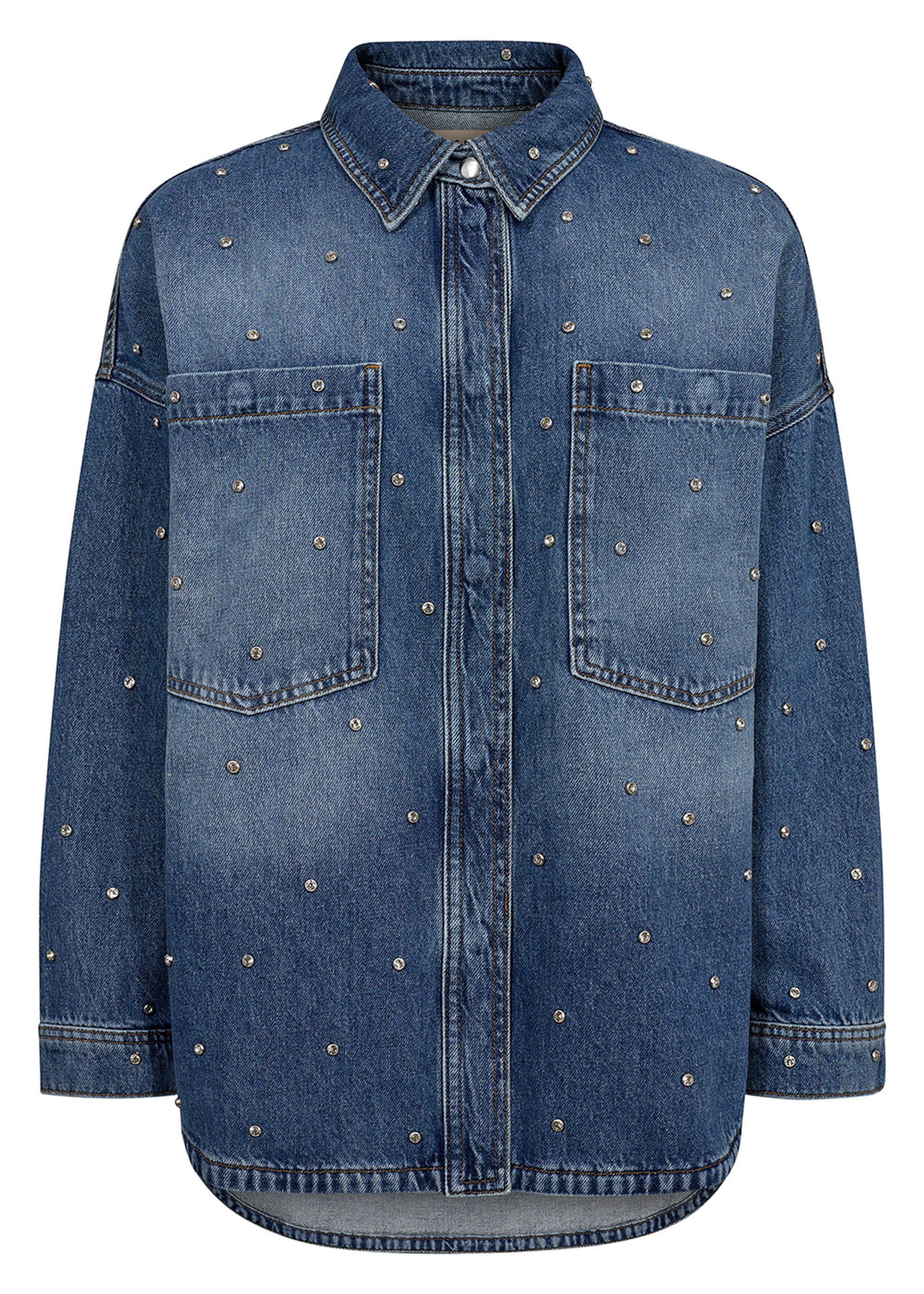 Mos Mosh - Chemise - MMEmme Marine Shirt - Mid Blue