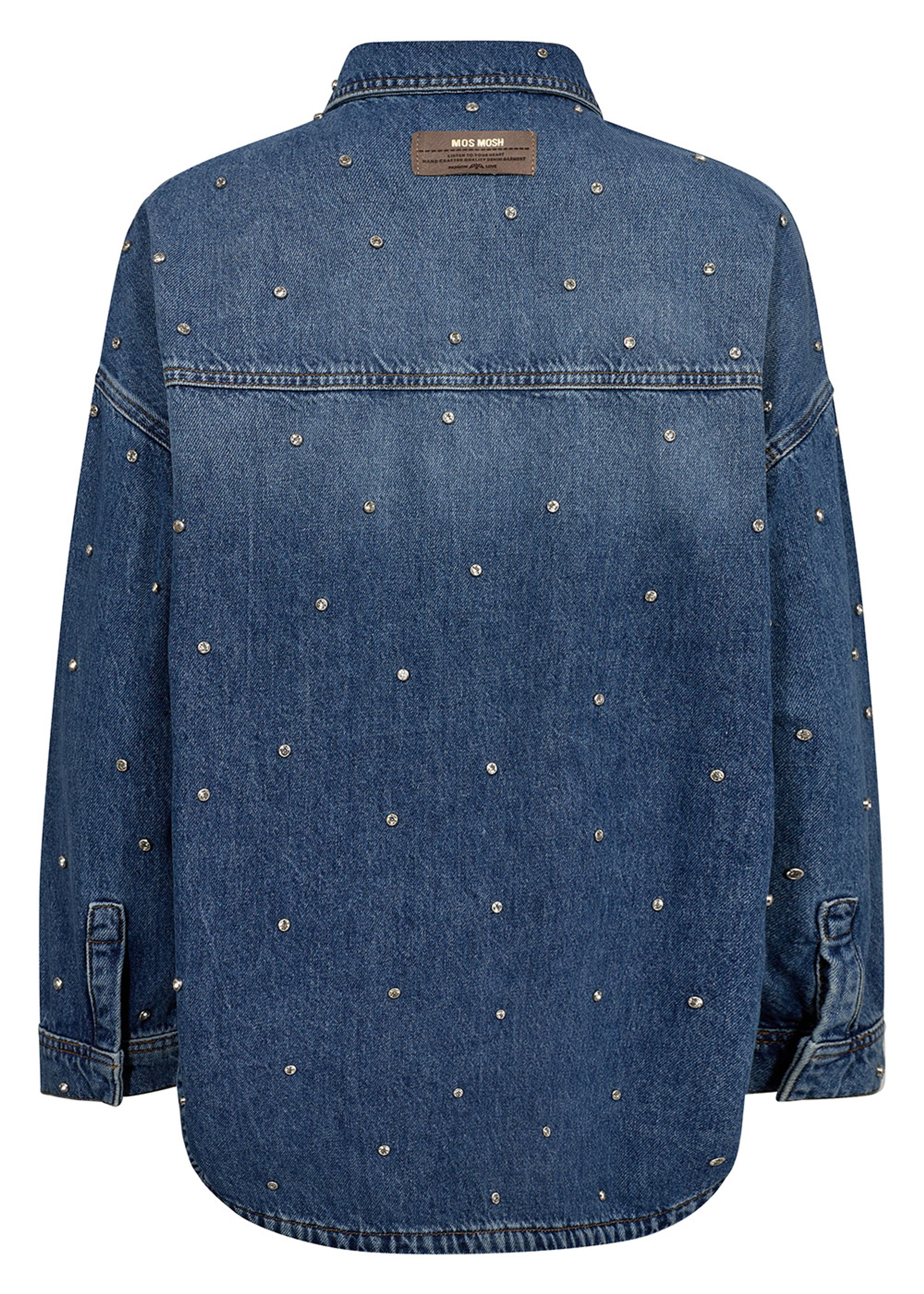 Mos Mosh - Chemise - MMEmme Marine Shirt - Mid Blue