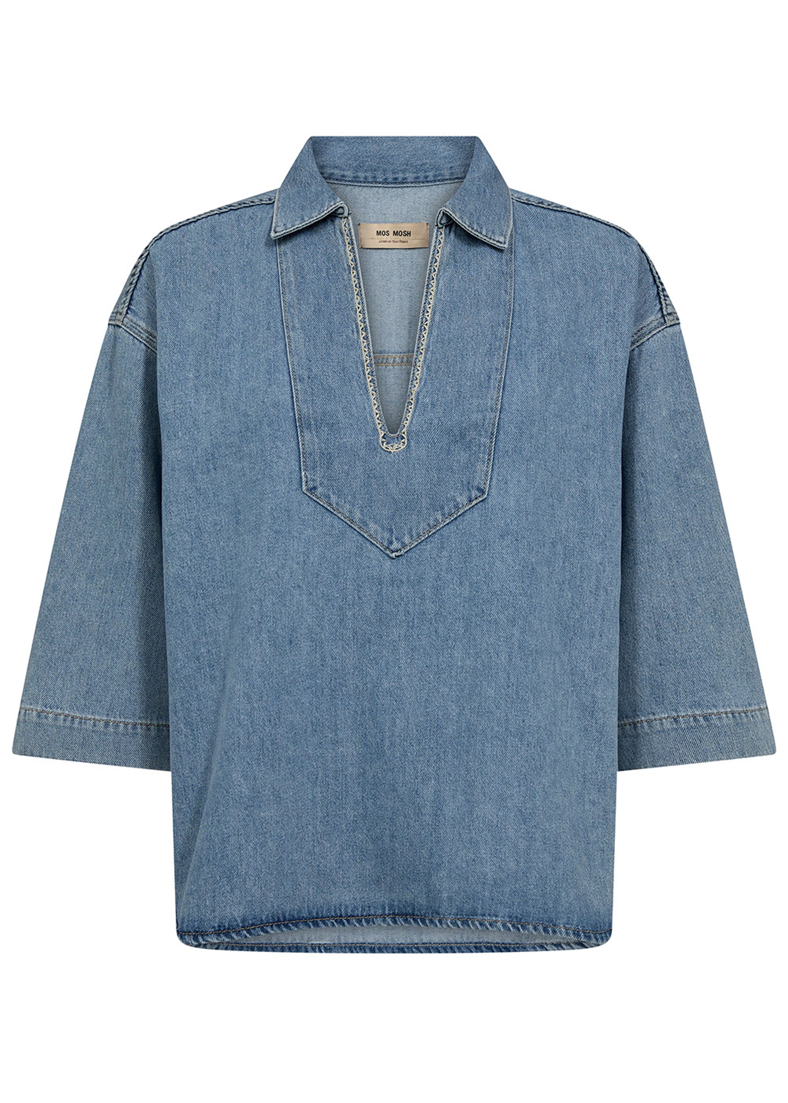 Mos Mosh - Camicia - MMMerla Deco Shirt - Light Blue