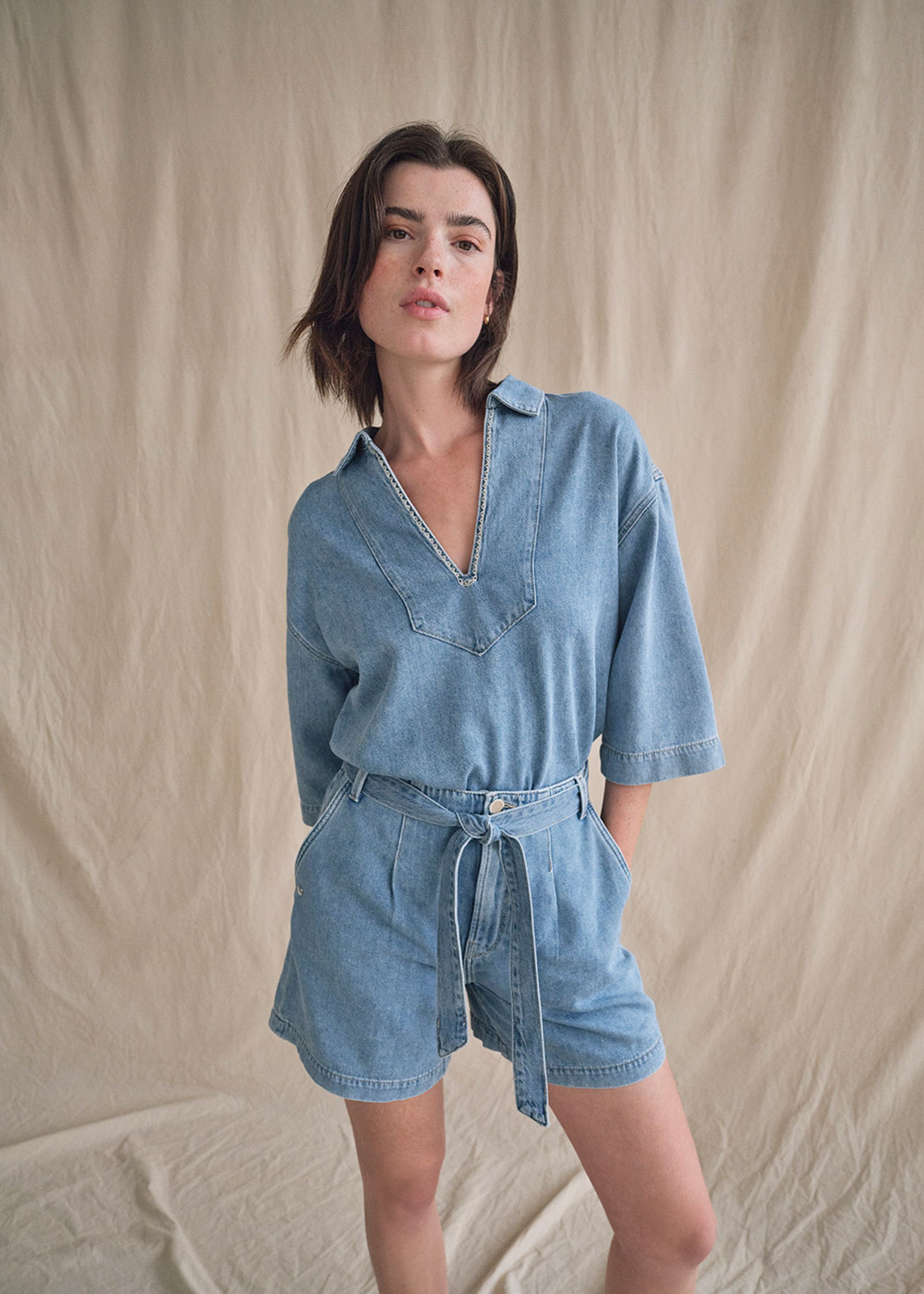 Mos Mosh - Camicia - MMMerla Deco Shirt - Light Blue