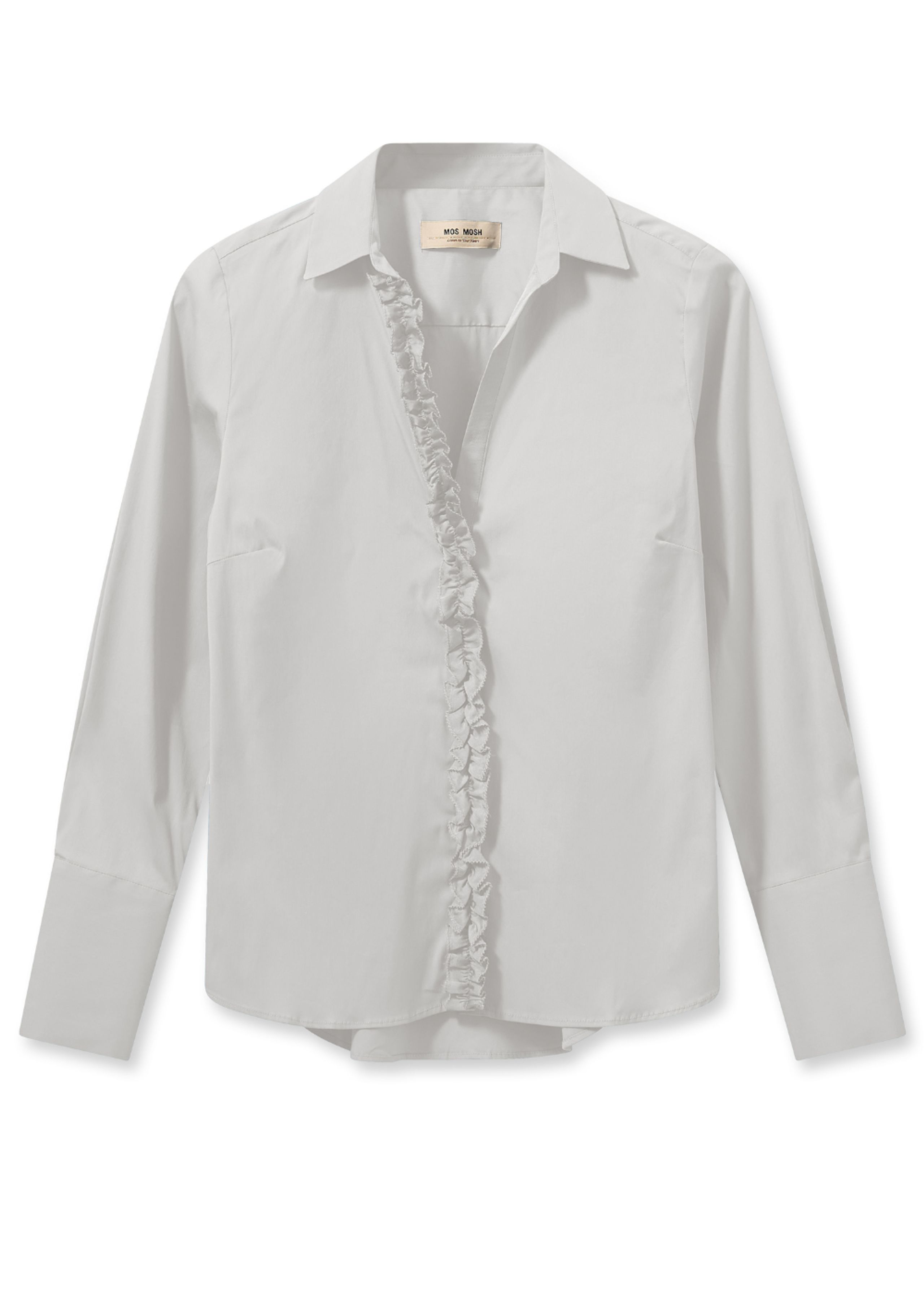 Mos Mosh - Skjorta - MMSybel Satin Shirt - White