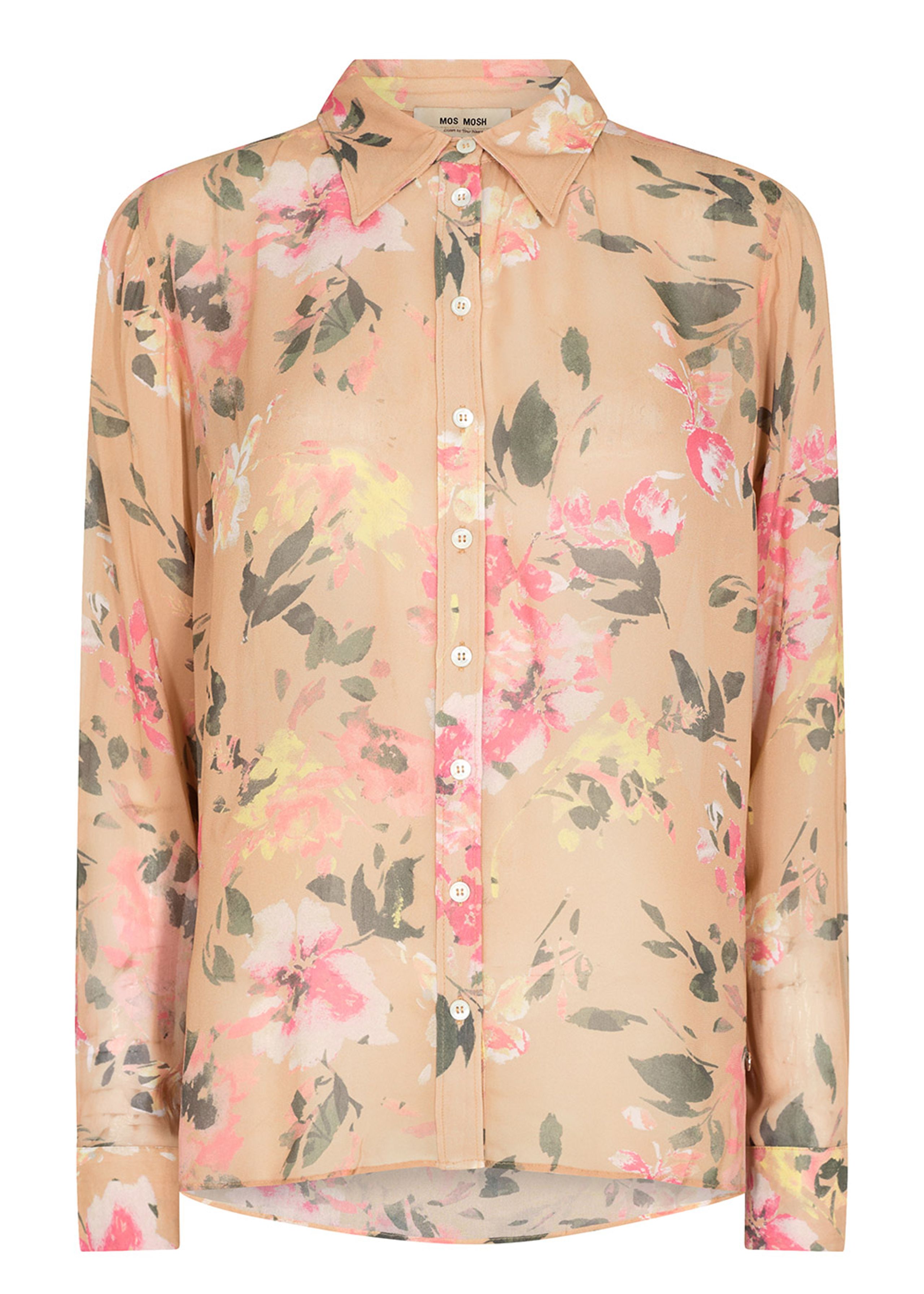 Mos Mosh - Skjorta - Taylor Flos Shirt - Tan