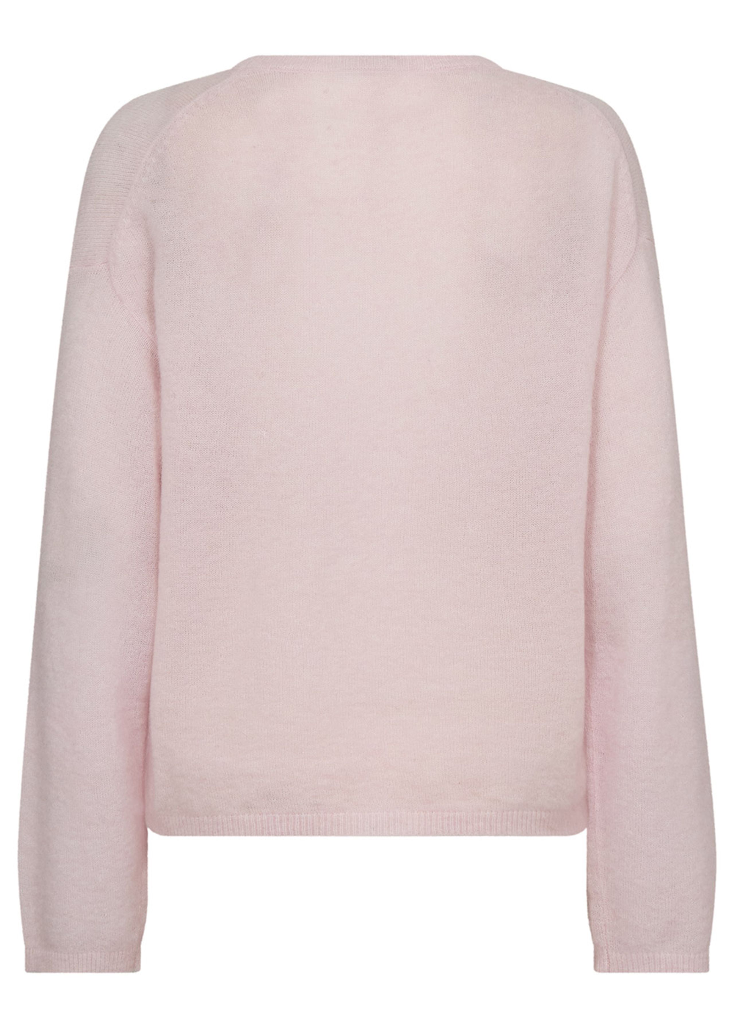 Mos Mosh - Strik - MMMape O-neck Knit - Ballet Slipper