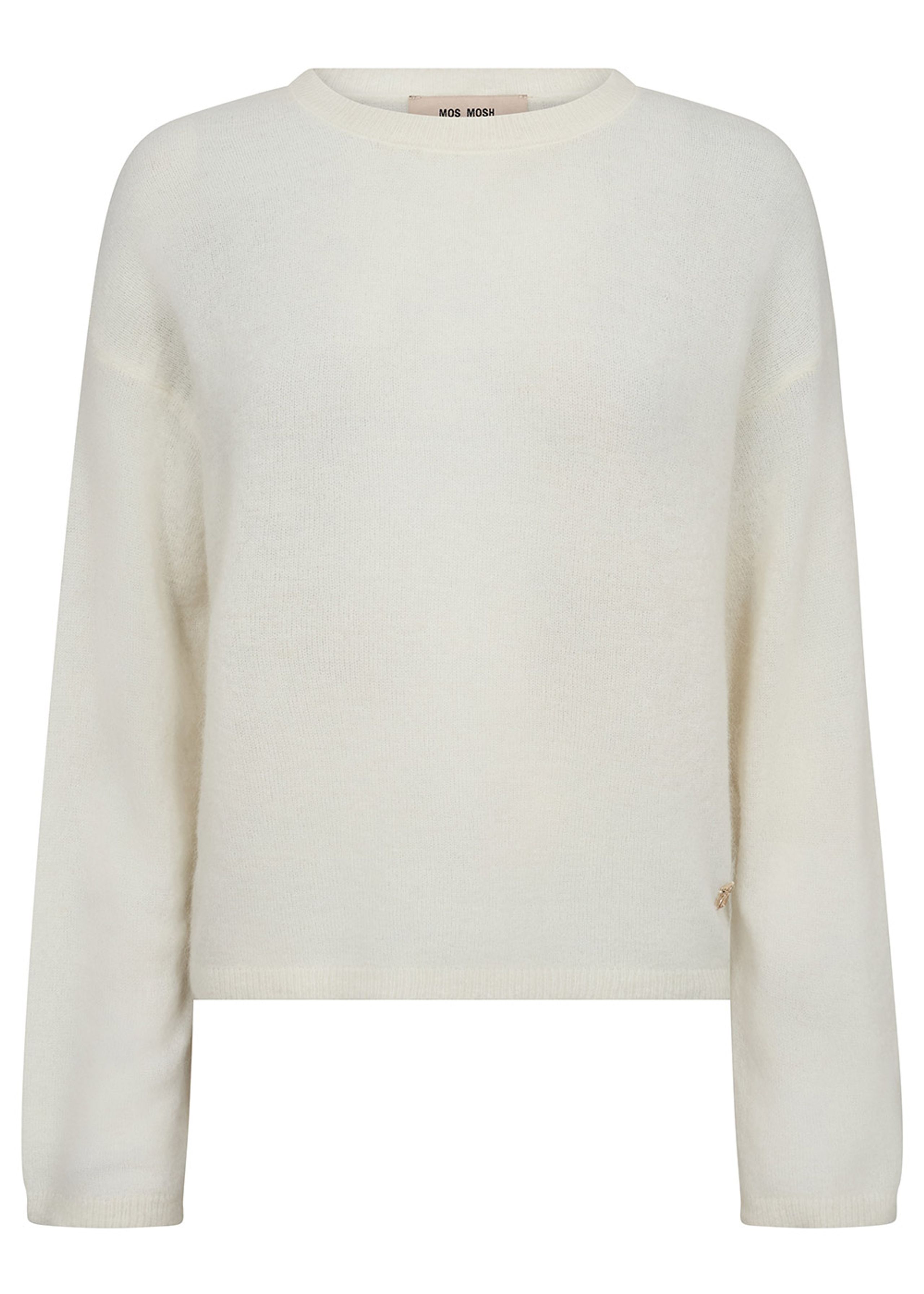 Mos Mosh - Strickware - MMMape O-neck Knit - Ecru