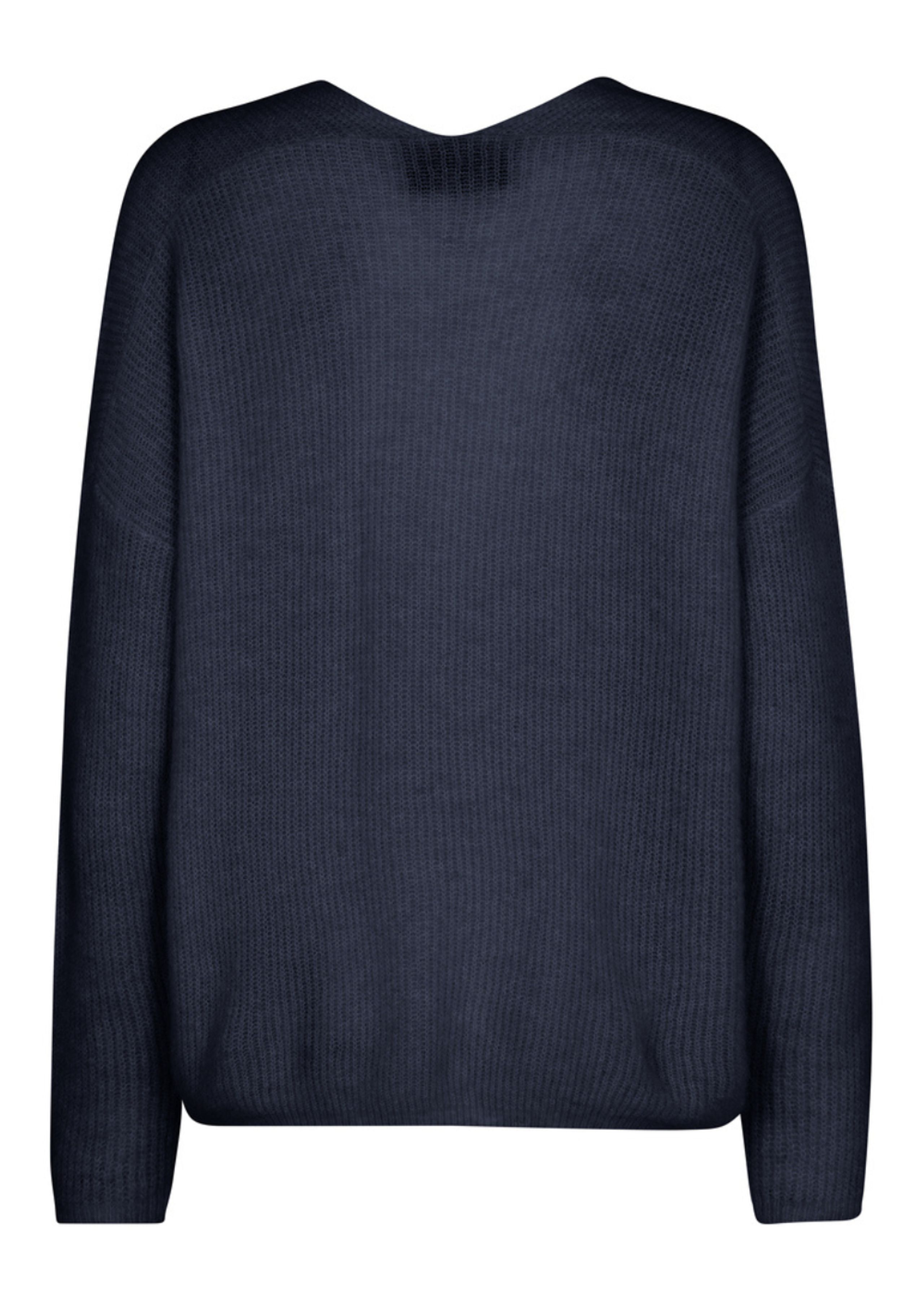 Mos Mosh - Tejido - MMThora V-neck Knit - Salute Navy